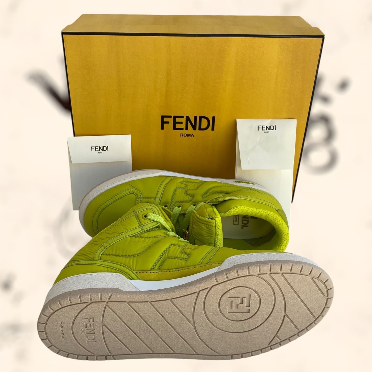Zapatillas Fendi Nylon Math High “Nuevas”
