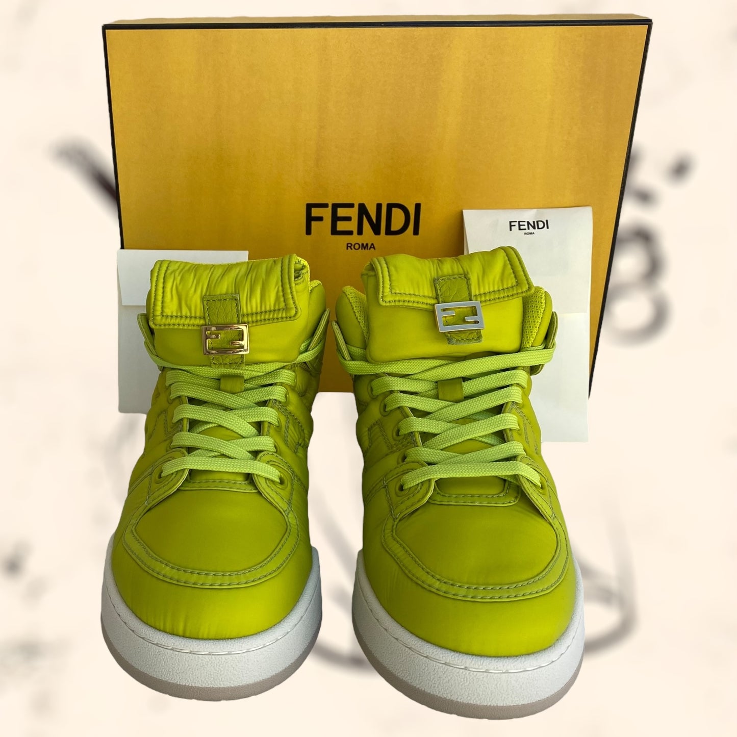 Zapatillas Fendi Nylon Math High “Nuevas”