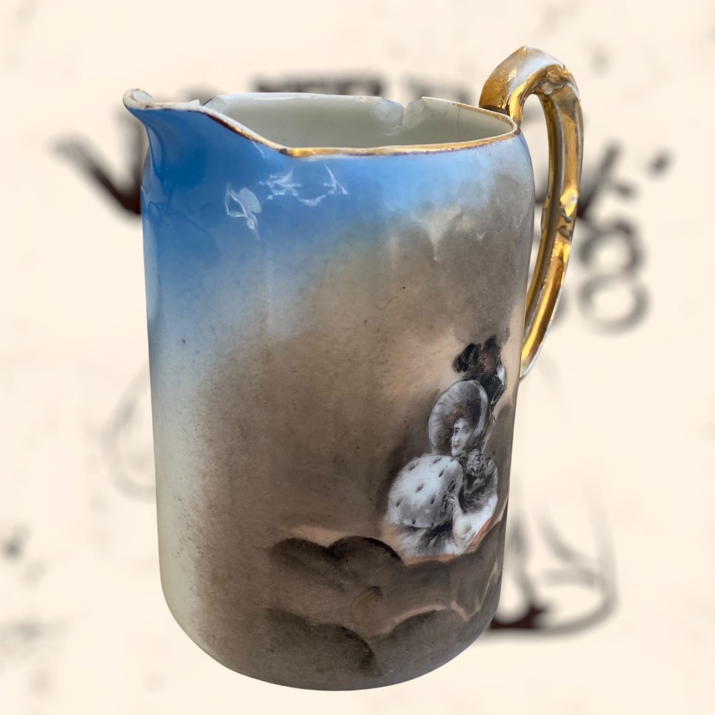 Juego de Té de porcelana Limoges (Albert Pillivuyt) S. XIX