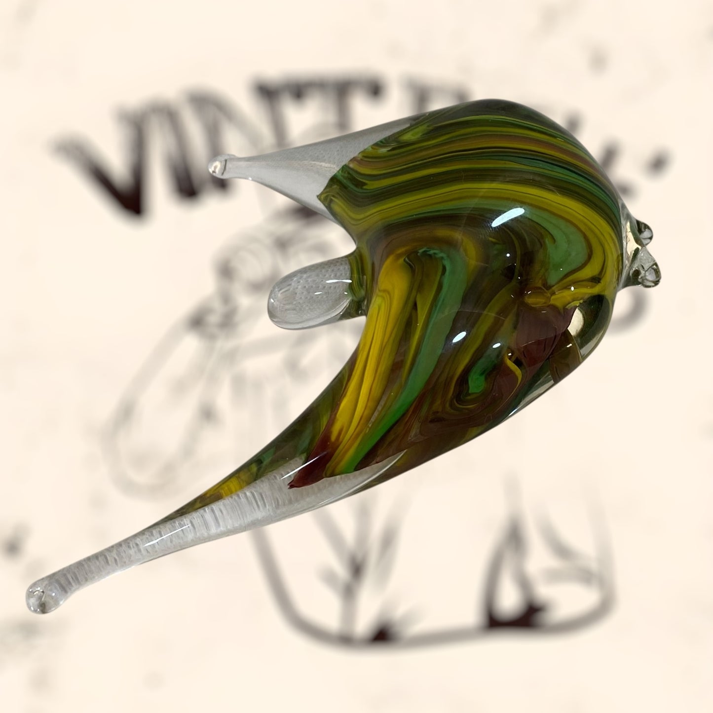 Pez de cristal Murano firmado