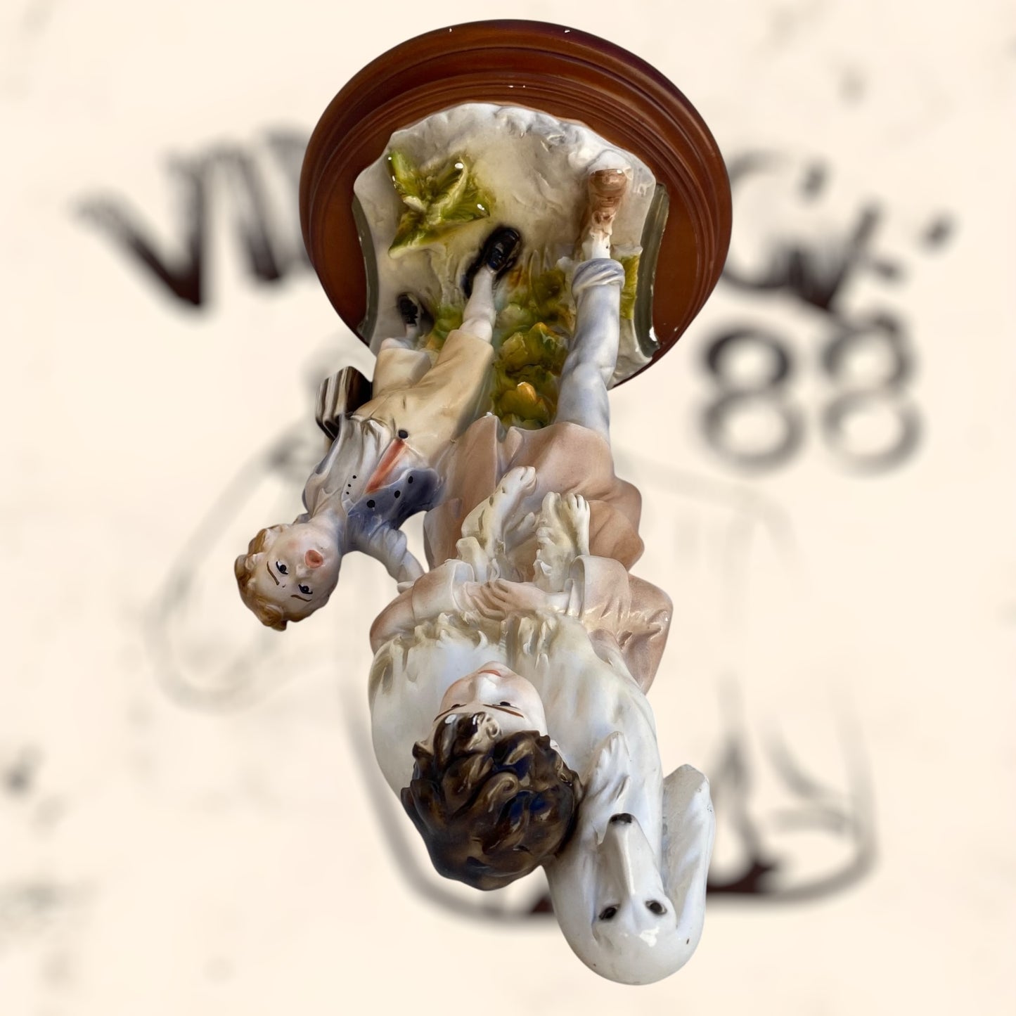 Figura Benacchio Triade de Capodimonte antigua