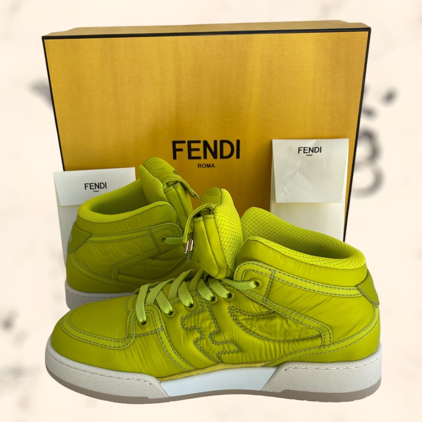 Zapatillas Fendi Nylon Math High “Nuevas”