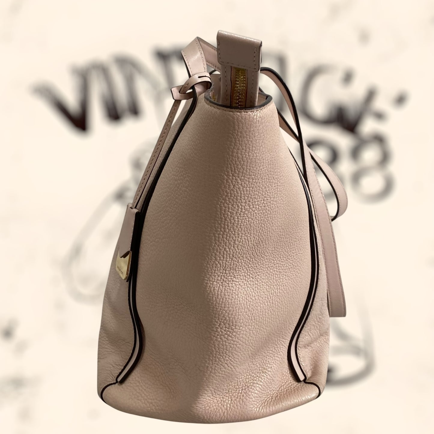 Bolso Michael Kors rosa de piel vintage