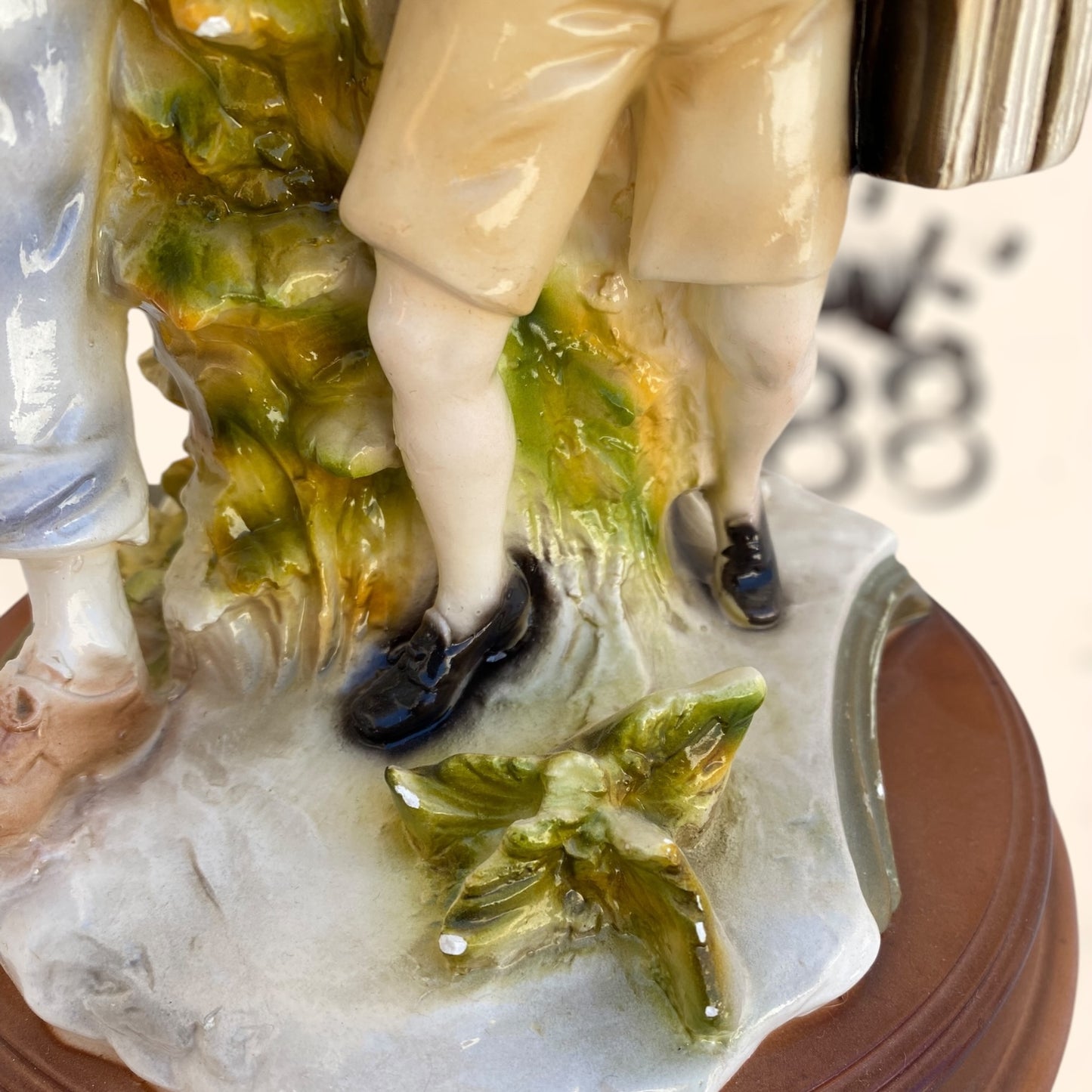 Figura Benacchio Triade de Capodimonte antigua