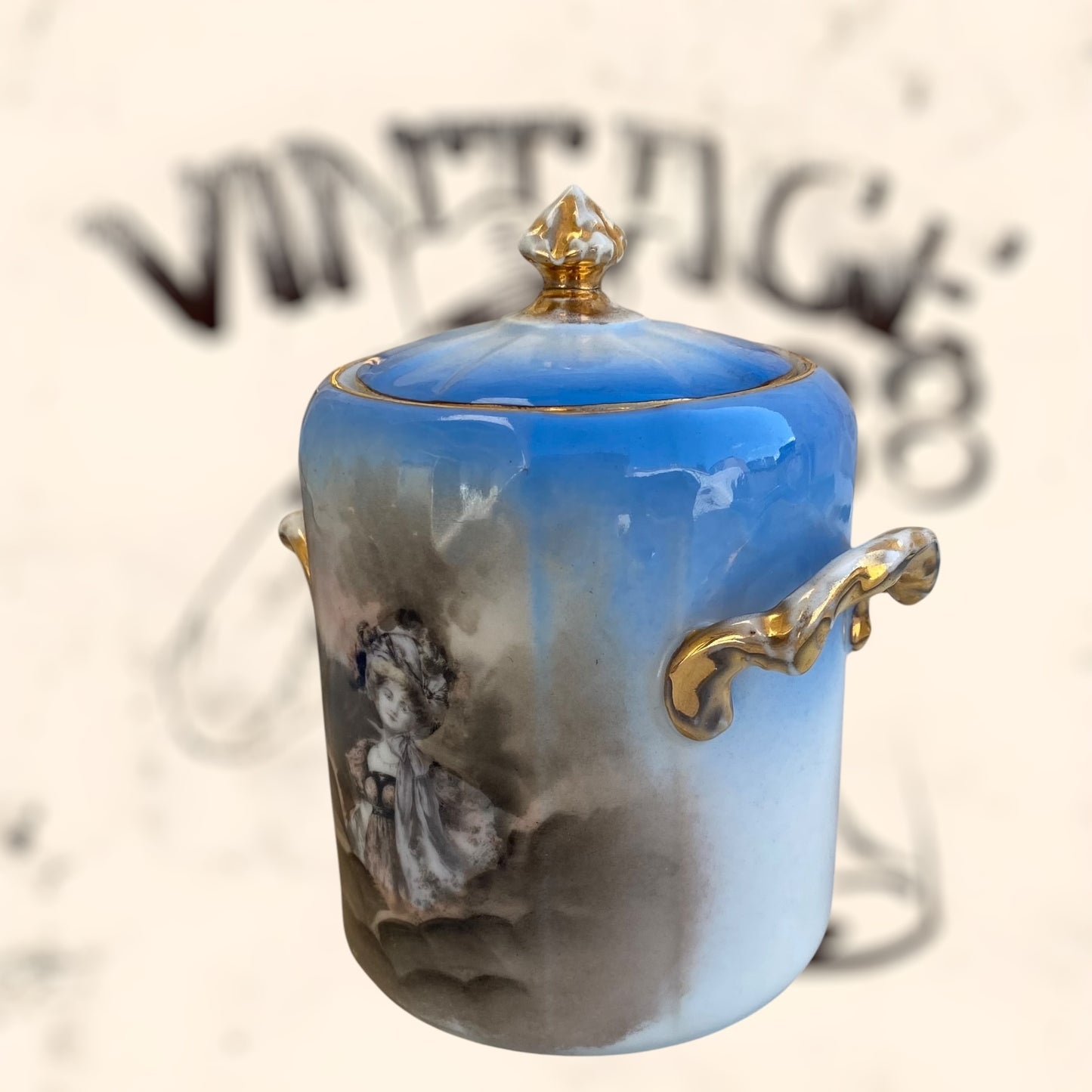 Juego de Té de porcelana Limoges (Albert Pillivuyt) S. XIX