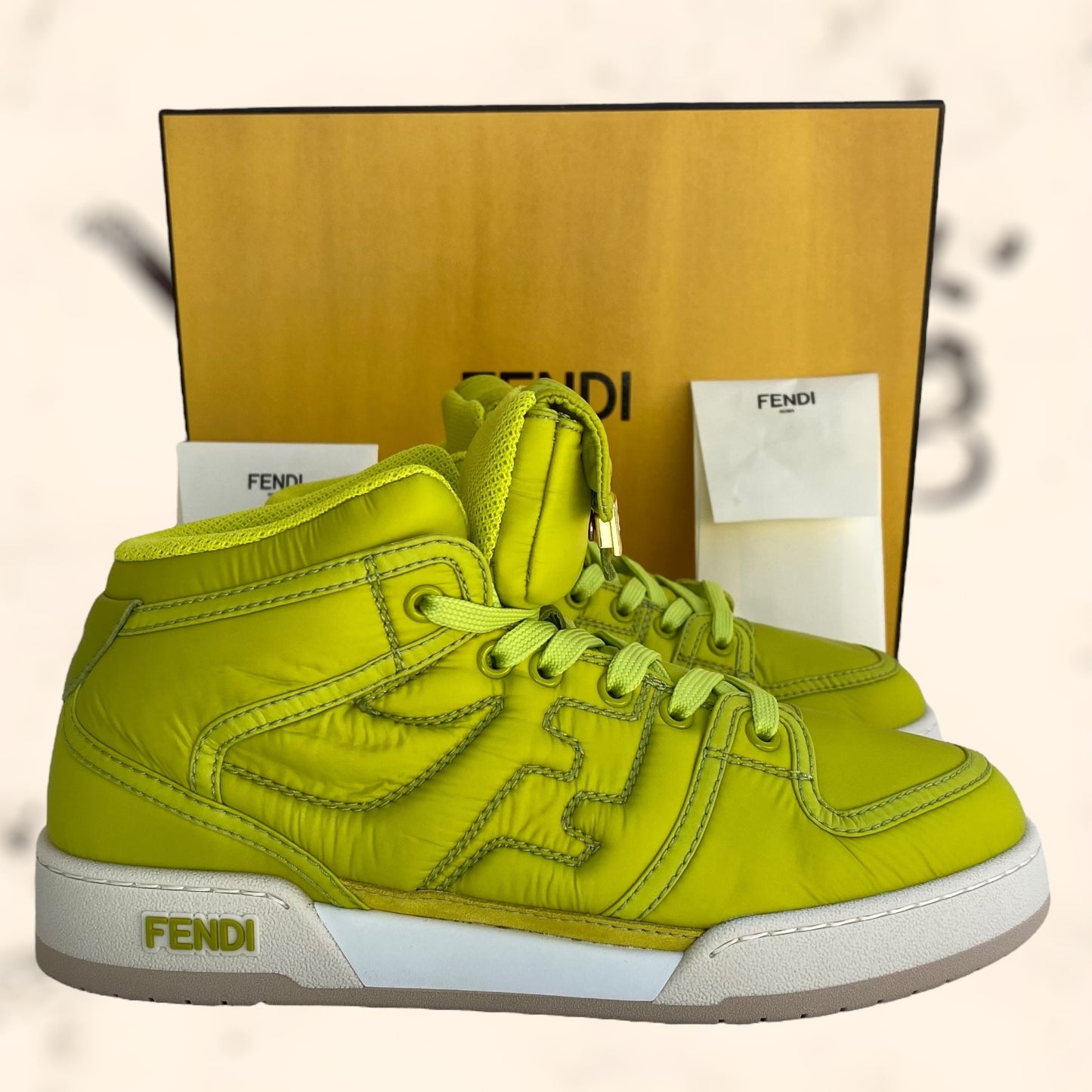 Zapatillas Fendi Nylon Math High “Nuevas”
