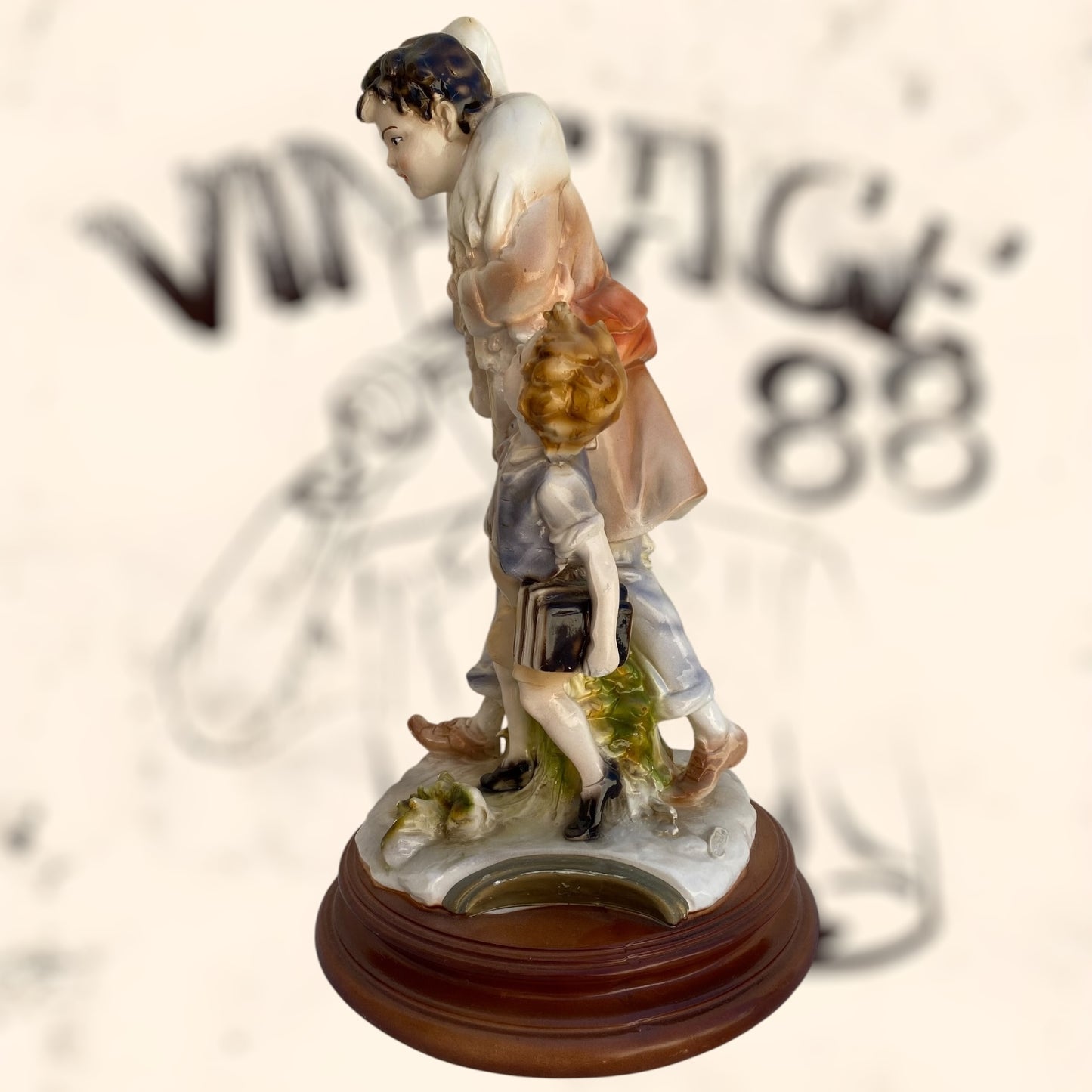 Figura Benacchio Triade de Capodimonte antigua