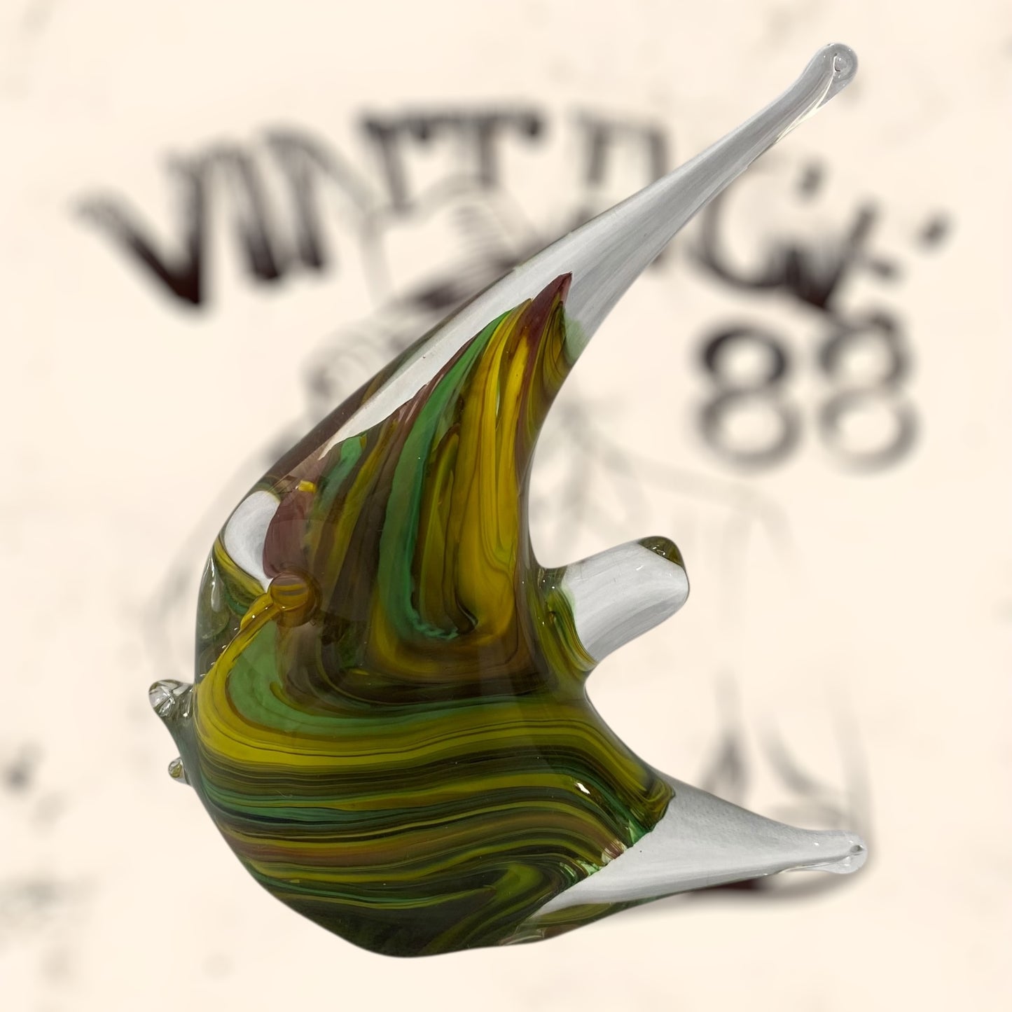 Pez de cristal Murano firmado