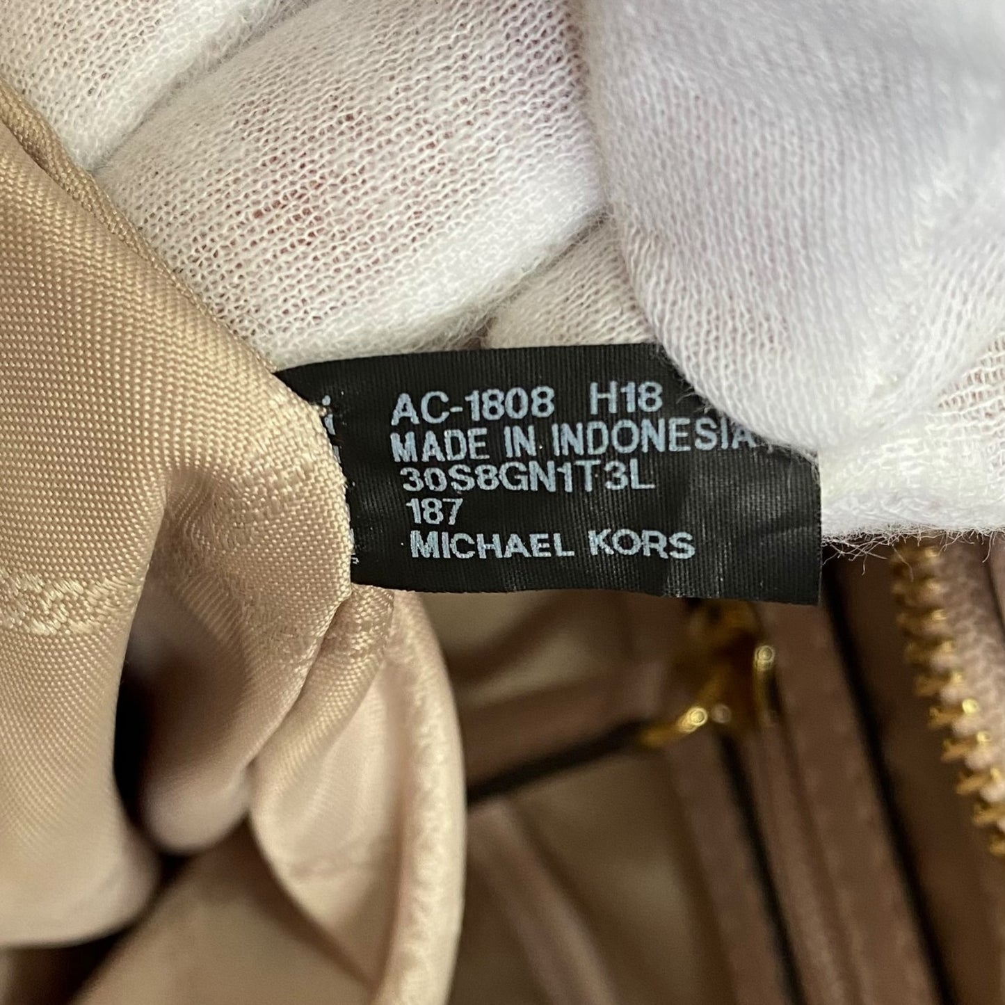 Bolso Michael Kors rosa de piel vintage