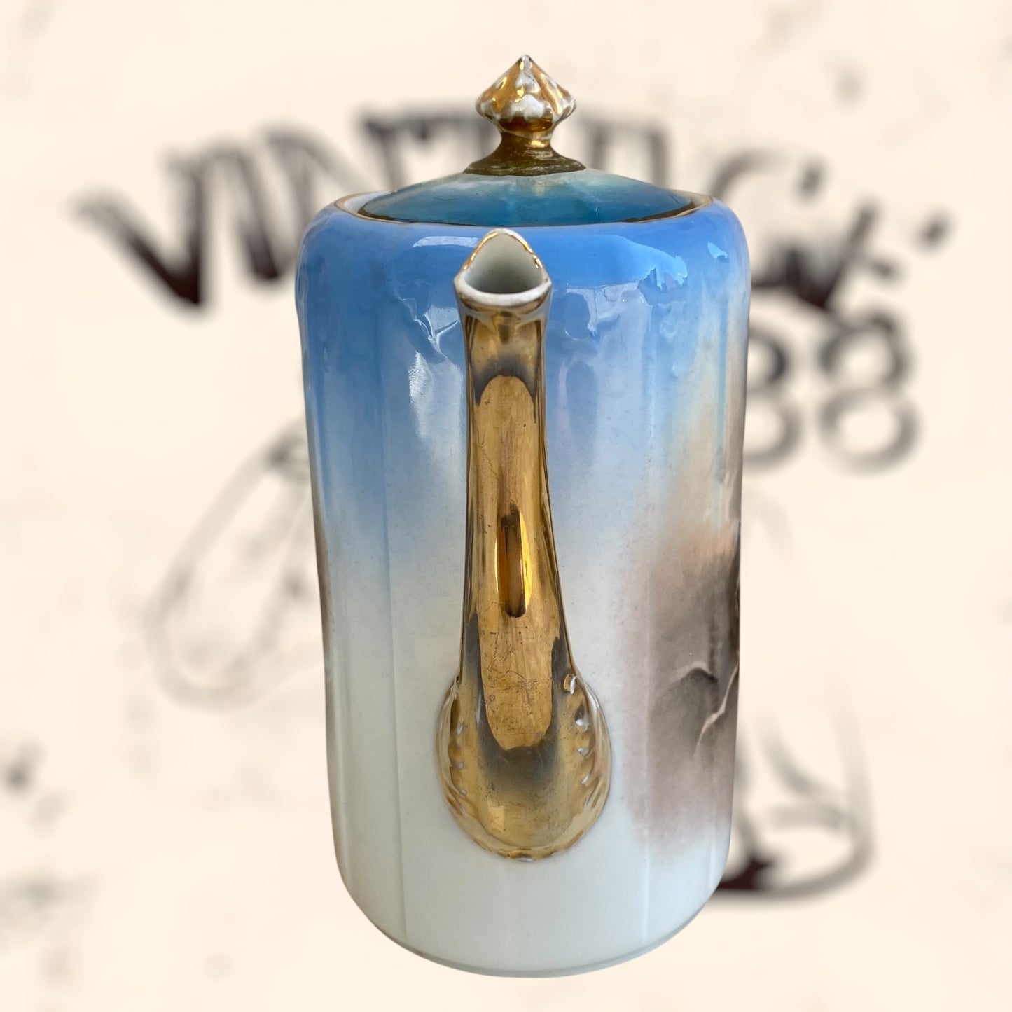Juego de Té de porcelana Limoges (Albert Pillivuyt) S. XIX