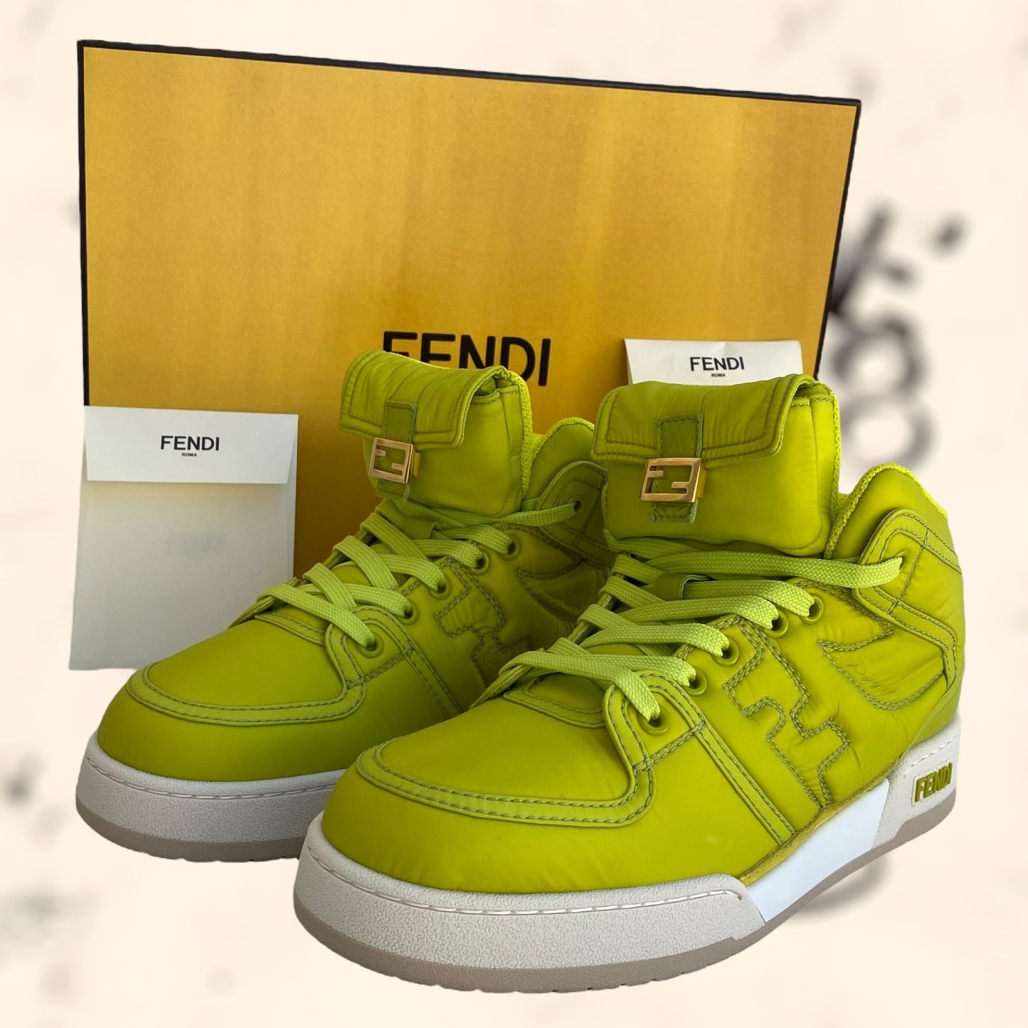 Zapatillas Fendi Nylon Math High “Nuevas”