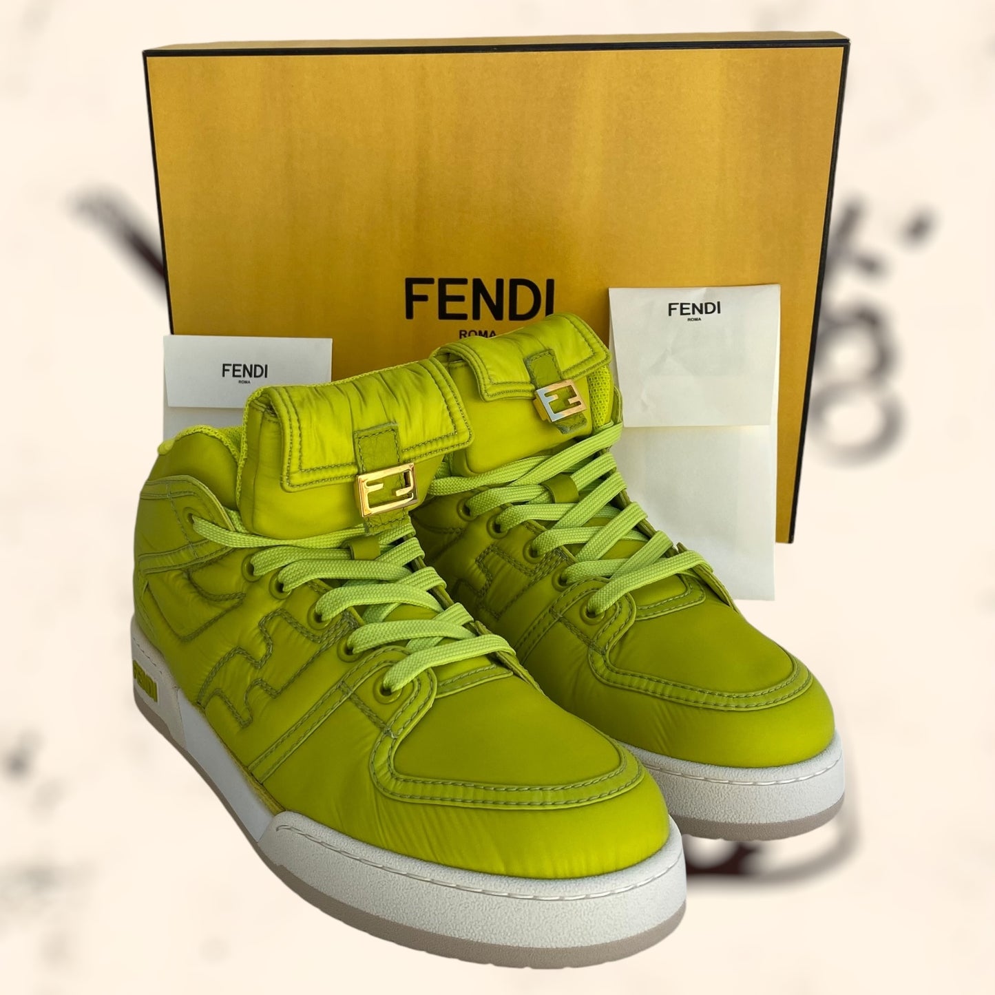 Zapatillas Fendi Nylon Math High “Nuevas”