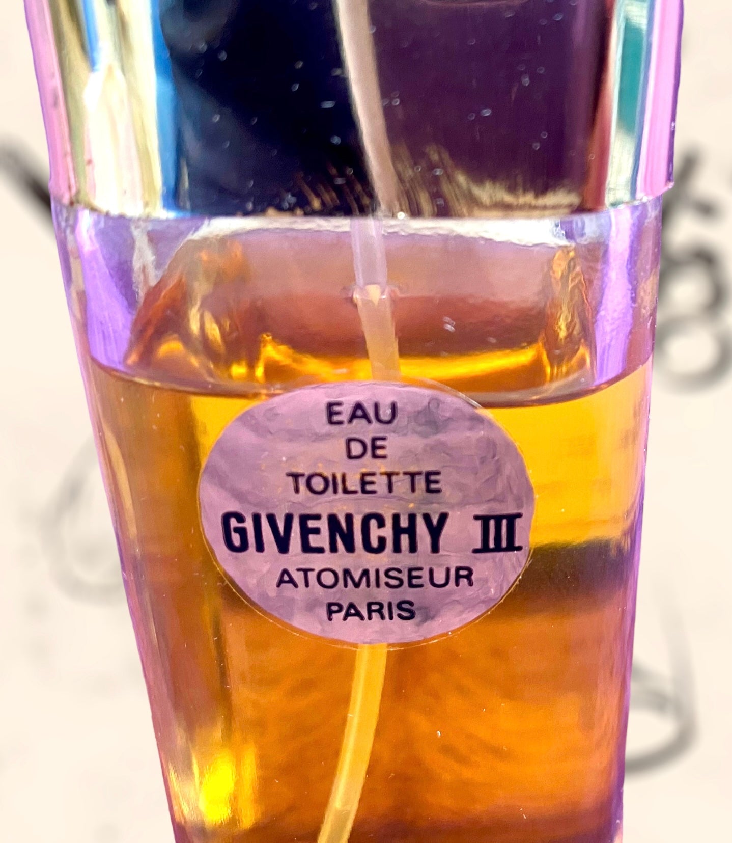 Perfume Givenchy III Paris 100ml antiguo