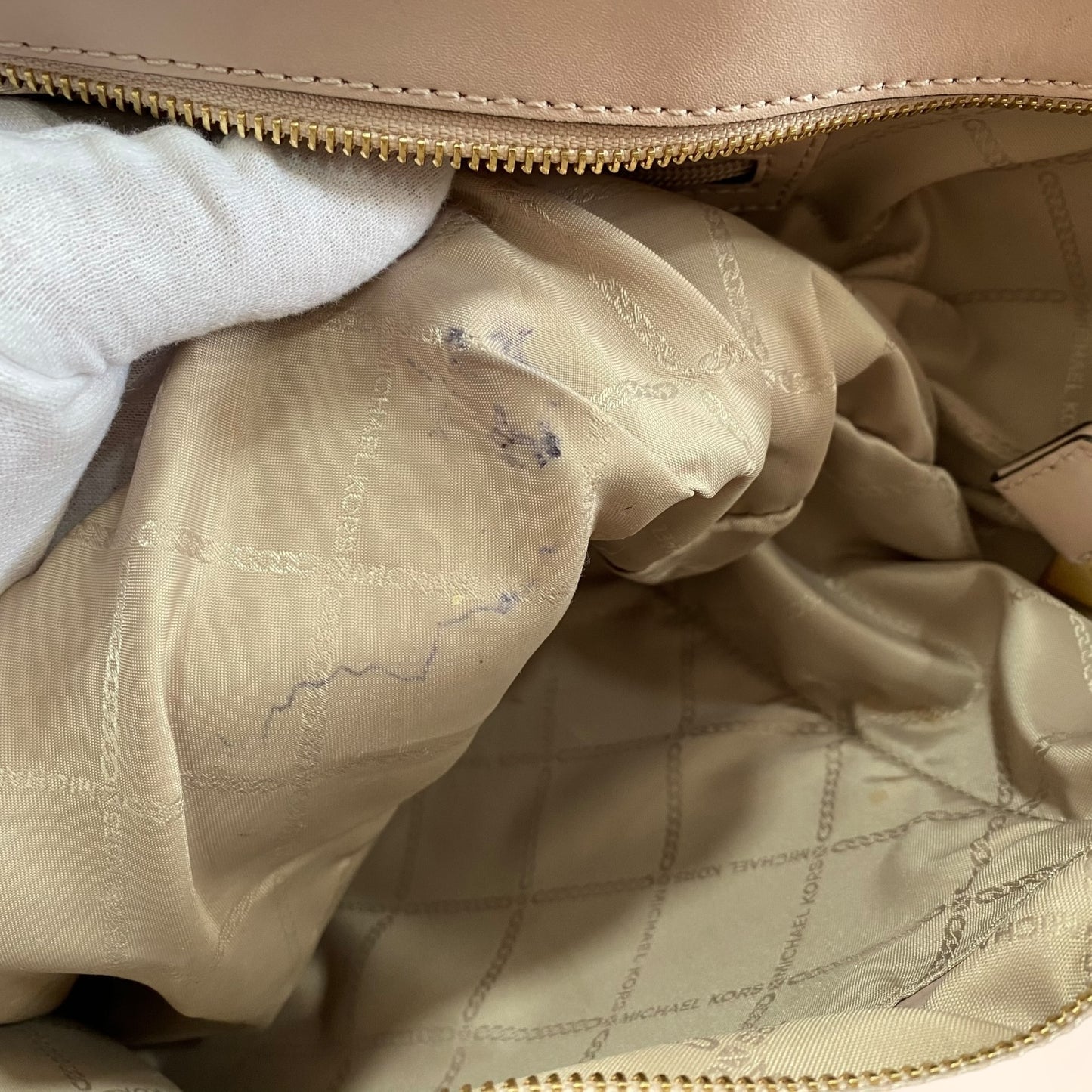 Bolso Michael Kors rosa de piel vintage