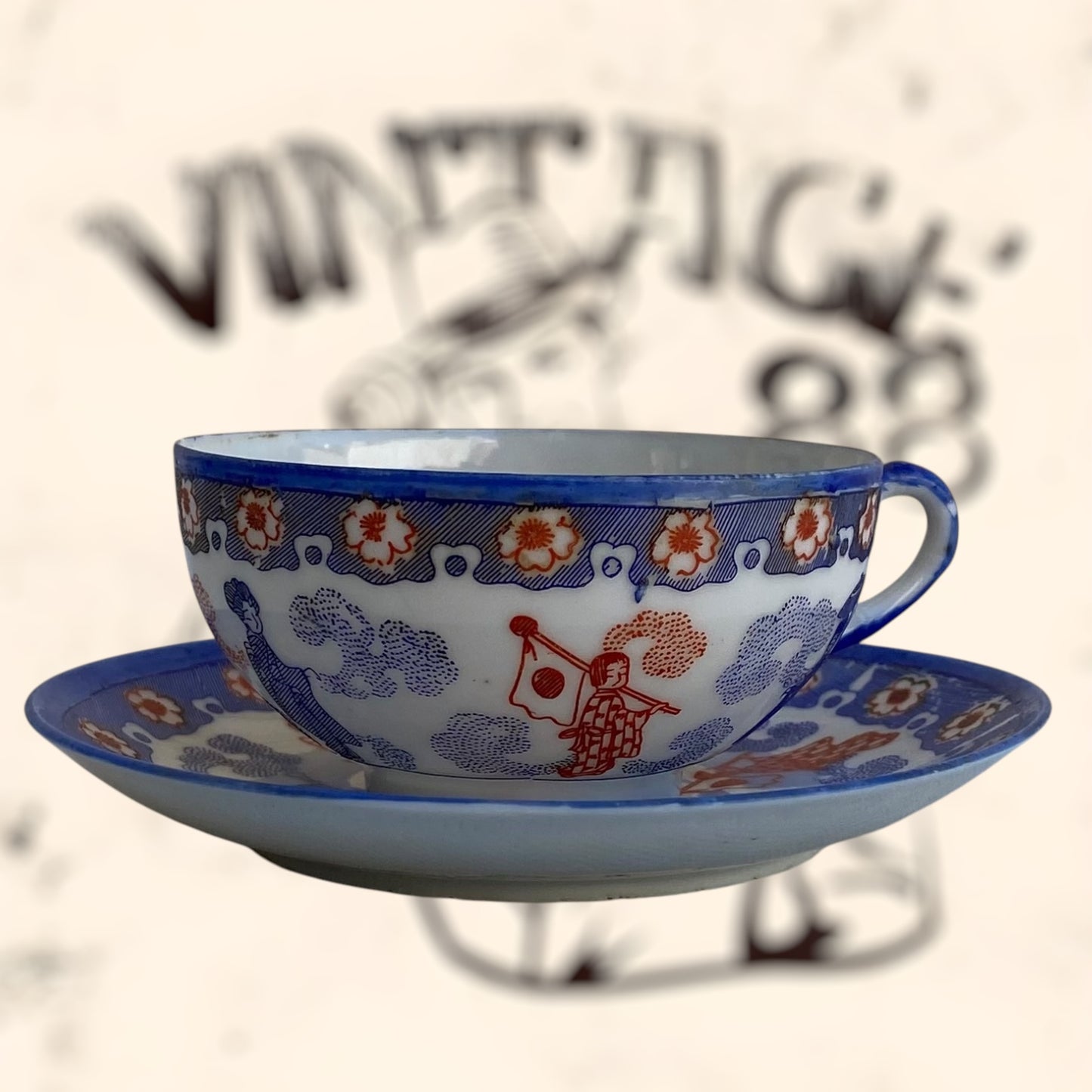 Piezas de porcelana Japonesa antiguas