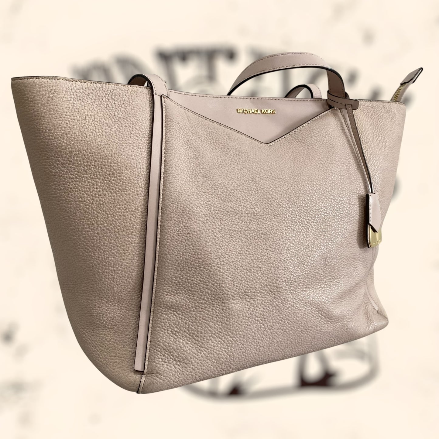 Bolso Michael Kors rosa de piel vintage