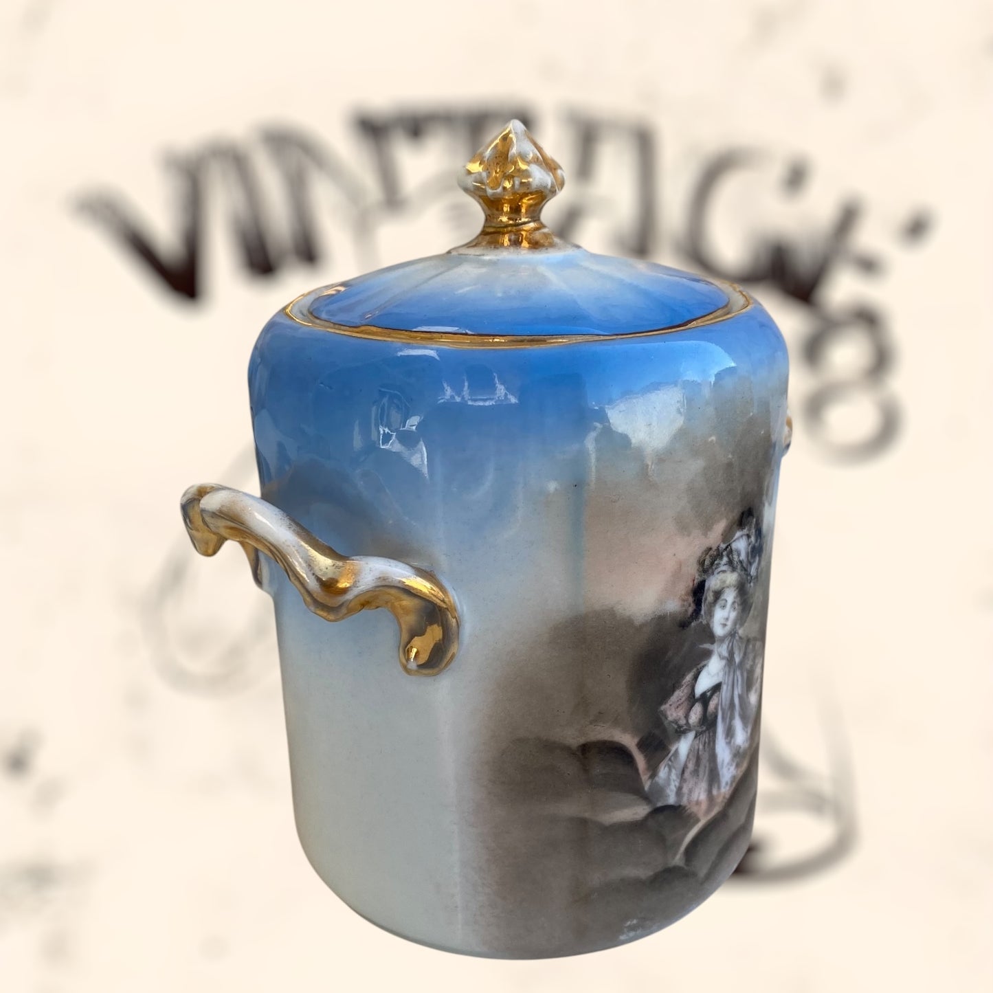 Juego de Té de porcelana Limoges (Albert Pillivuyt) S. XIX