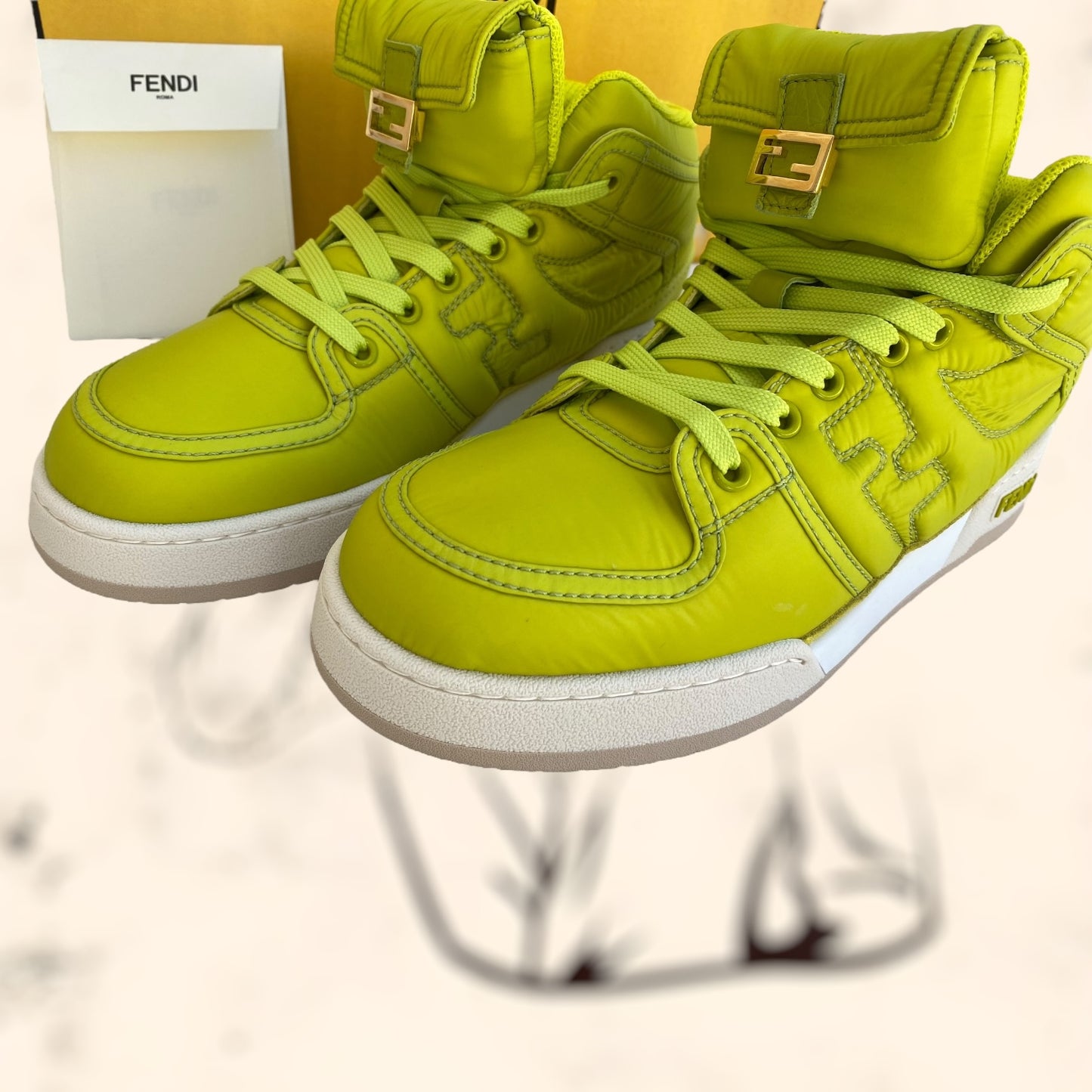Zapatillas Fendi Nylon Math High “Nuevas”