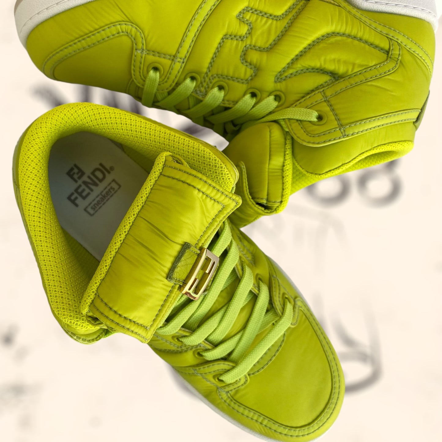 Zapatillas Fendi Nylon Math High “Nuevas”