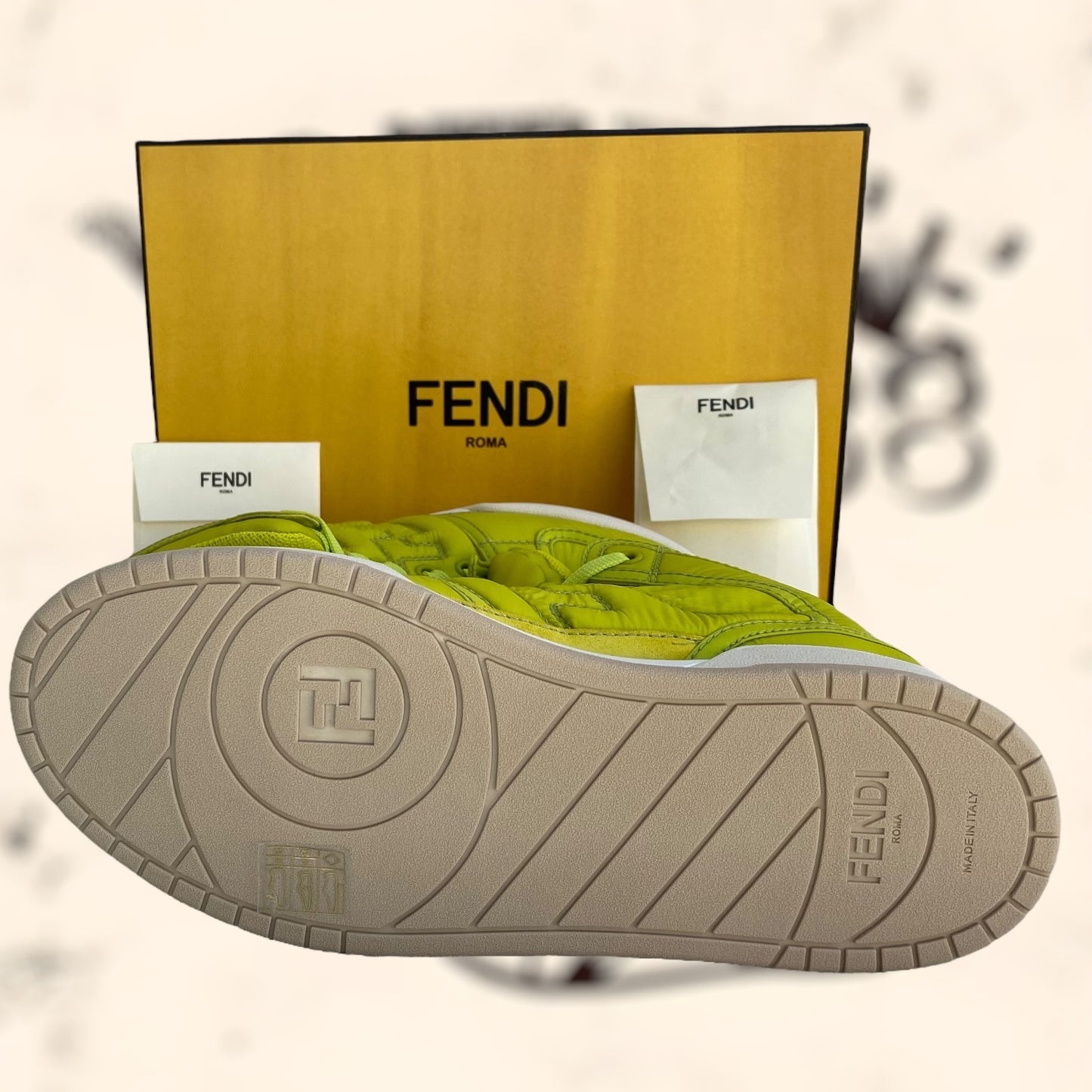 Zapatillas Fendi Nylon Math High “Nuevas”