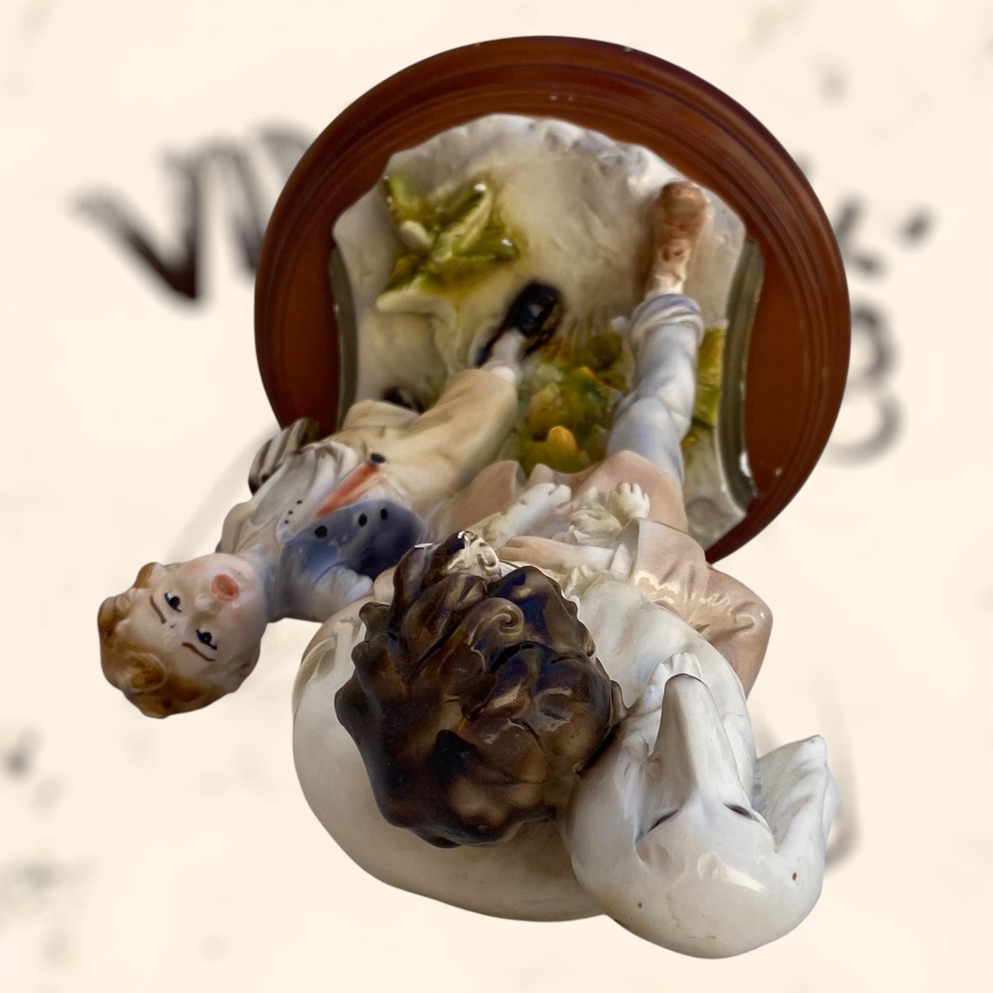Figura Benacchio Triade de Capodimonte antigua