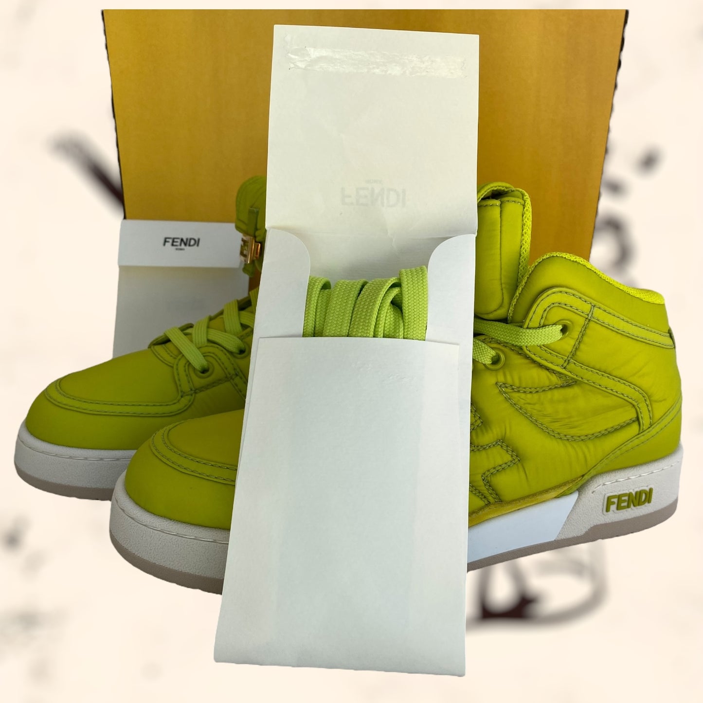 Zapatillas Fendi Nylon Math High “Nuevas”