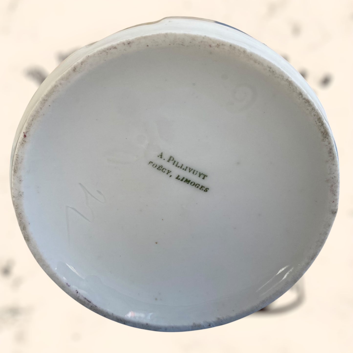 Juego de Té de porcelana Limoges (Albert Pillivuyt) S. XIX
