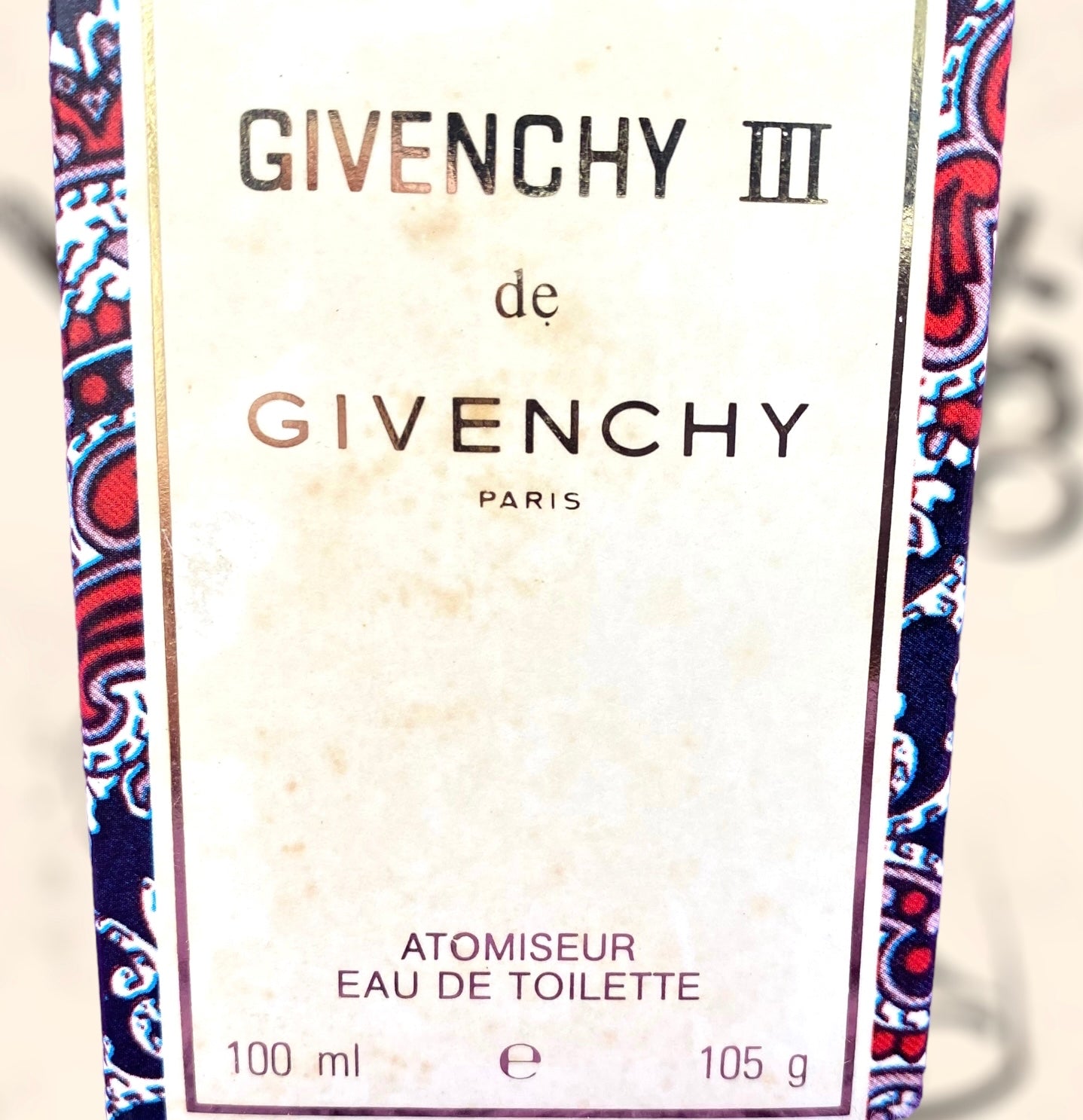 Perfume Givenchy III Paris 100ml antiguo
