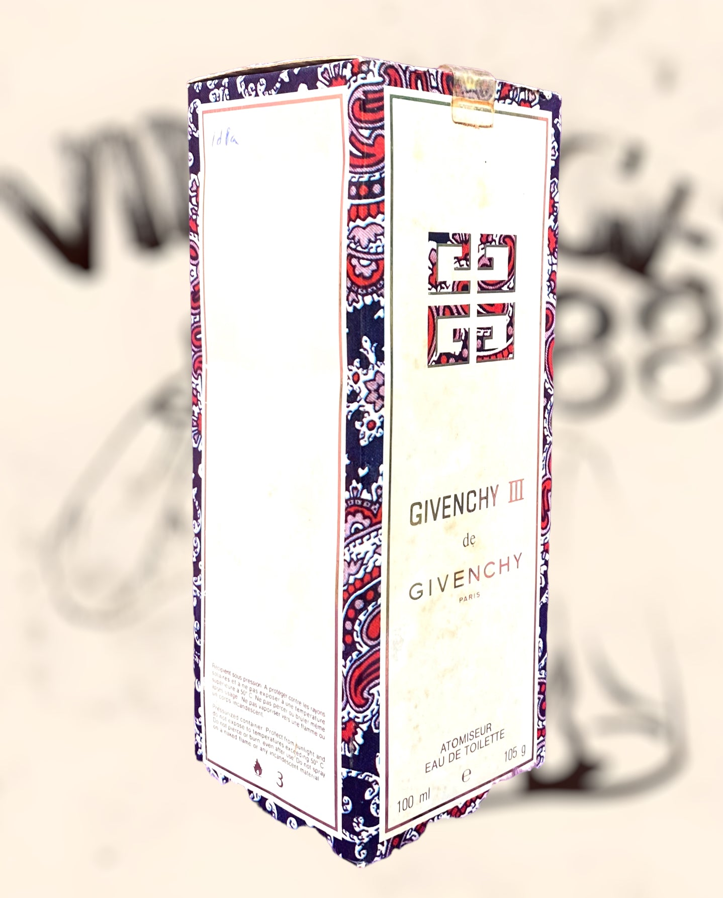 Perfume Givenchy III Paris 100ml antiguo