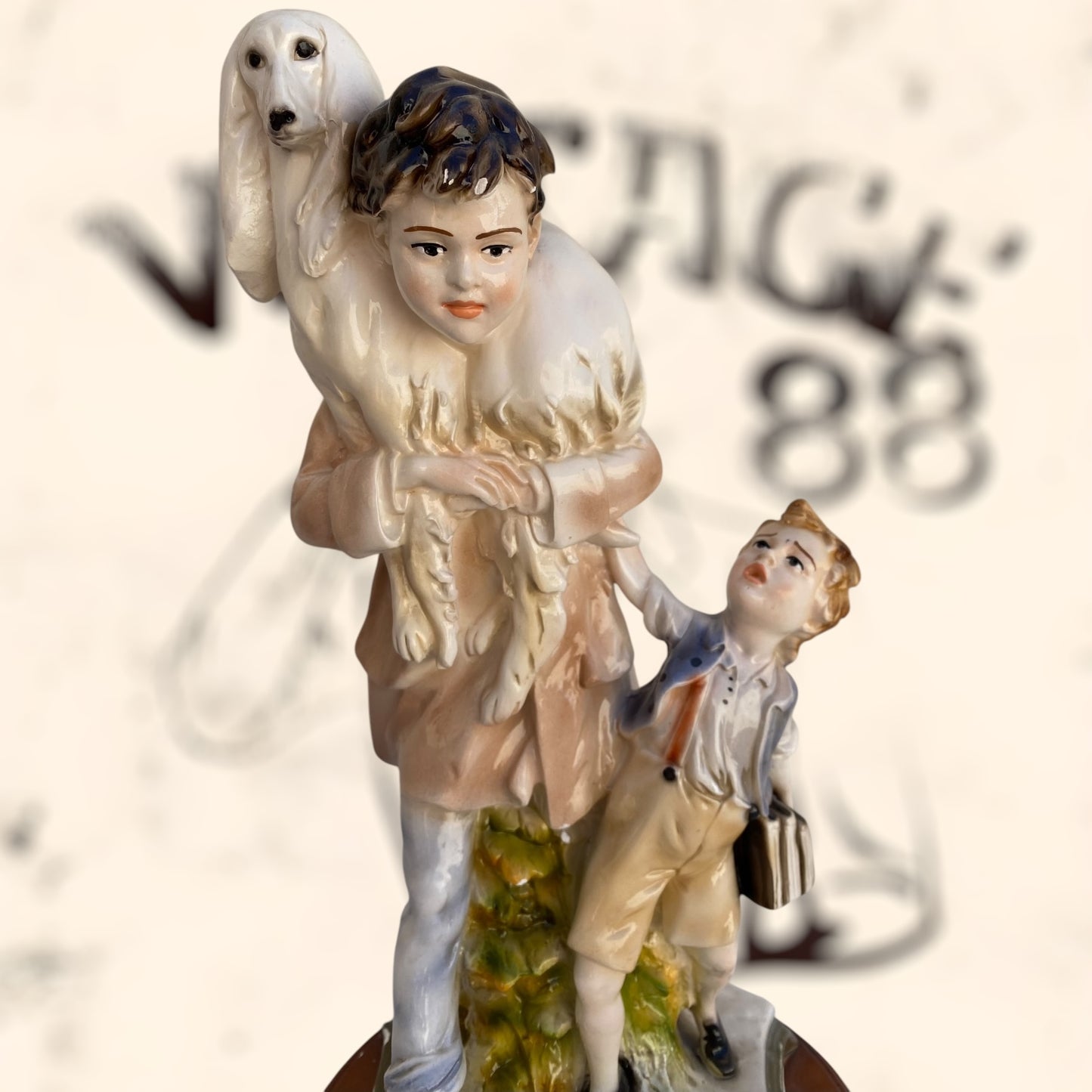 Figura Benacchio Triade de Capodimonte antigua