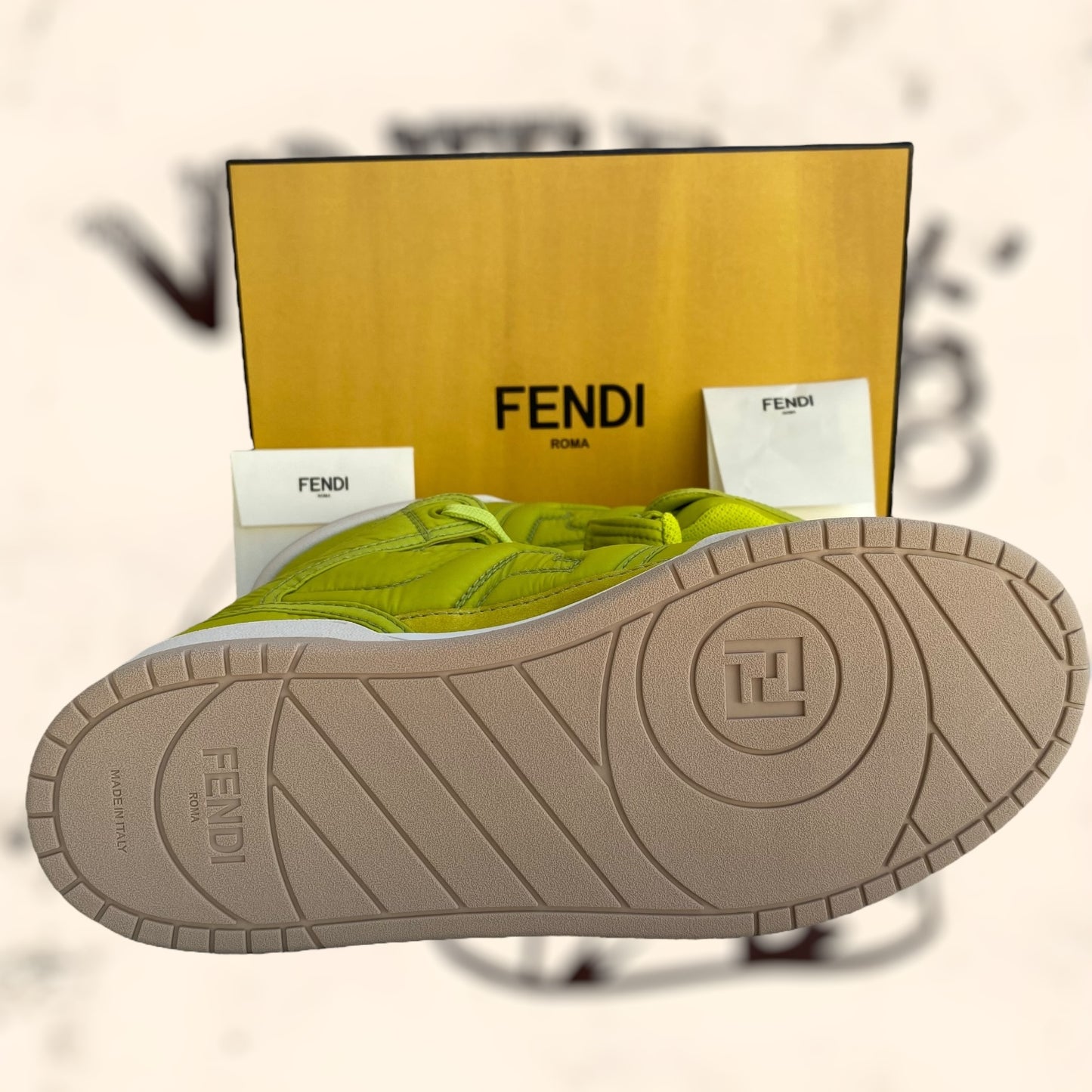 Zapatillas Fendi Nylon Math High “Nuevas”