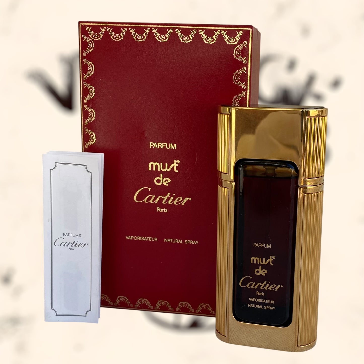 Perfume Must de Cartier 50ml vintage
