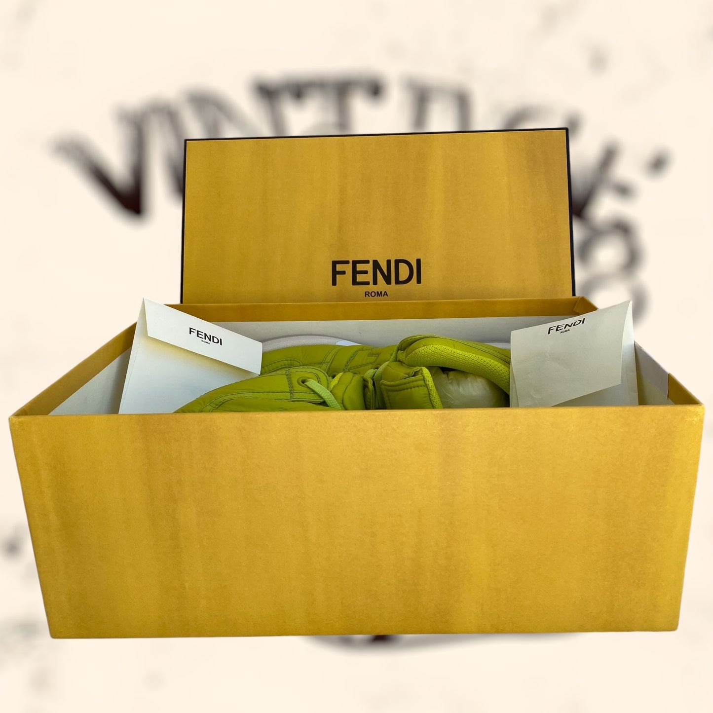 Zapatillas Fendi Nylon Math High “Nuevas”