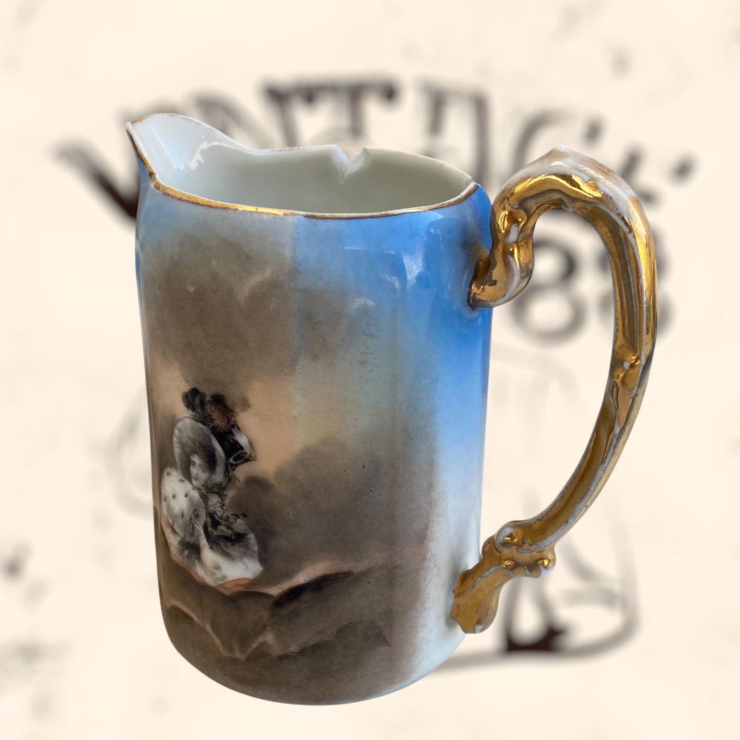 Juego de Té de porcelana Limoges (Albert Pillivuyt) S. XIX