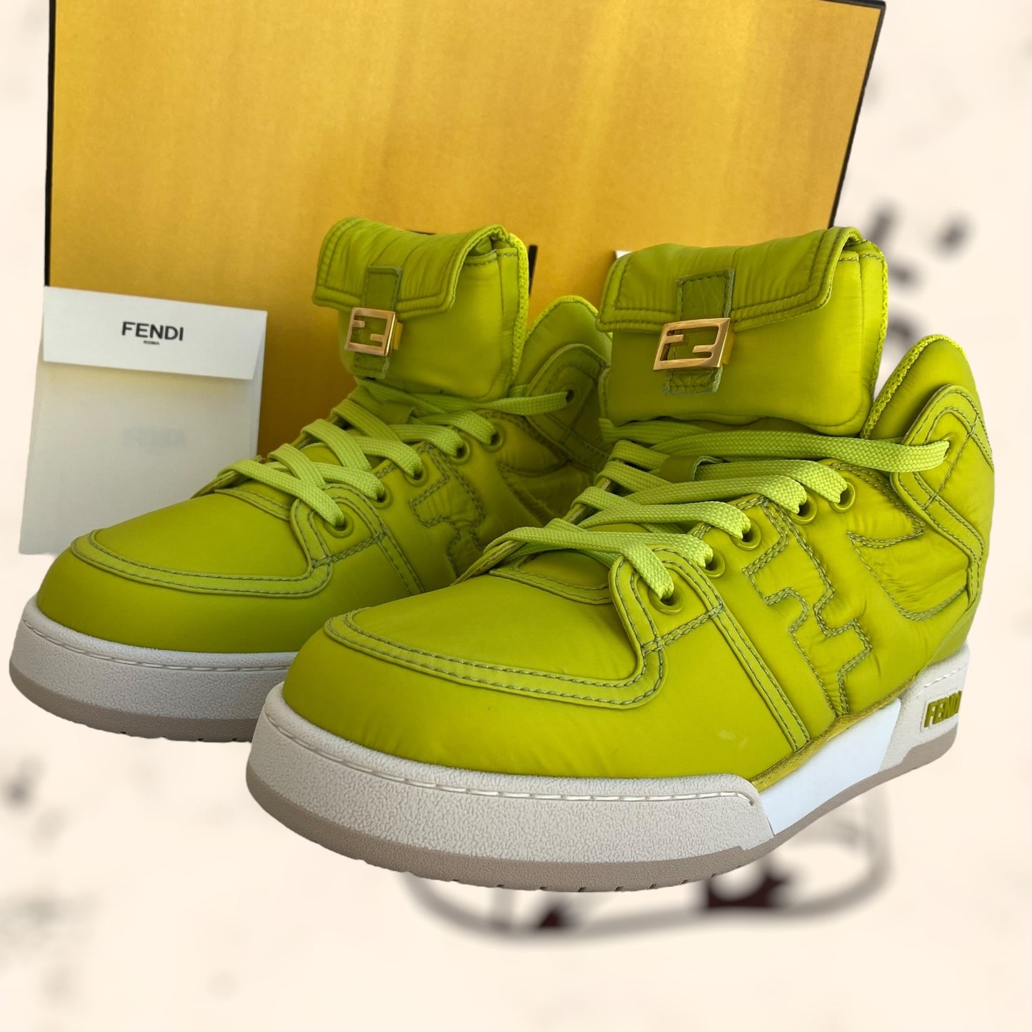 Zapatillas Fendi Nylon Math High “Nuevas”