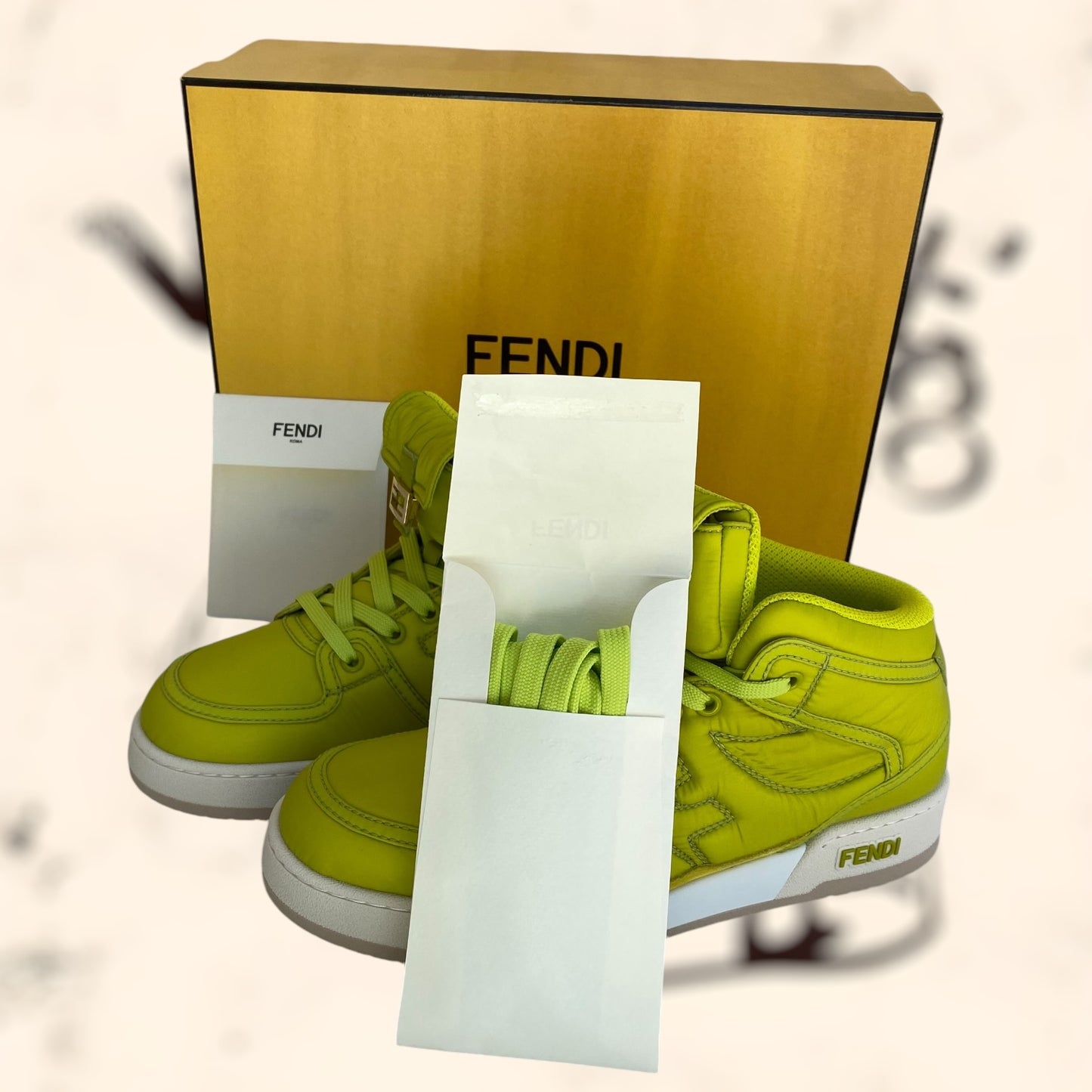Zapatillas Fendi Nylon Math High “Nuevas”