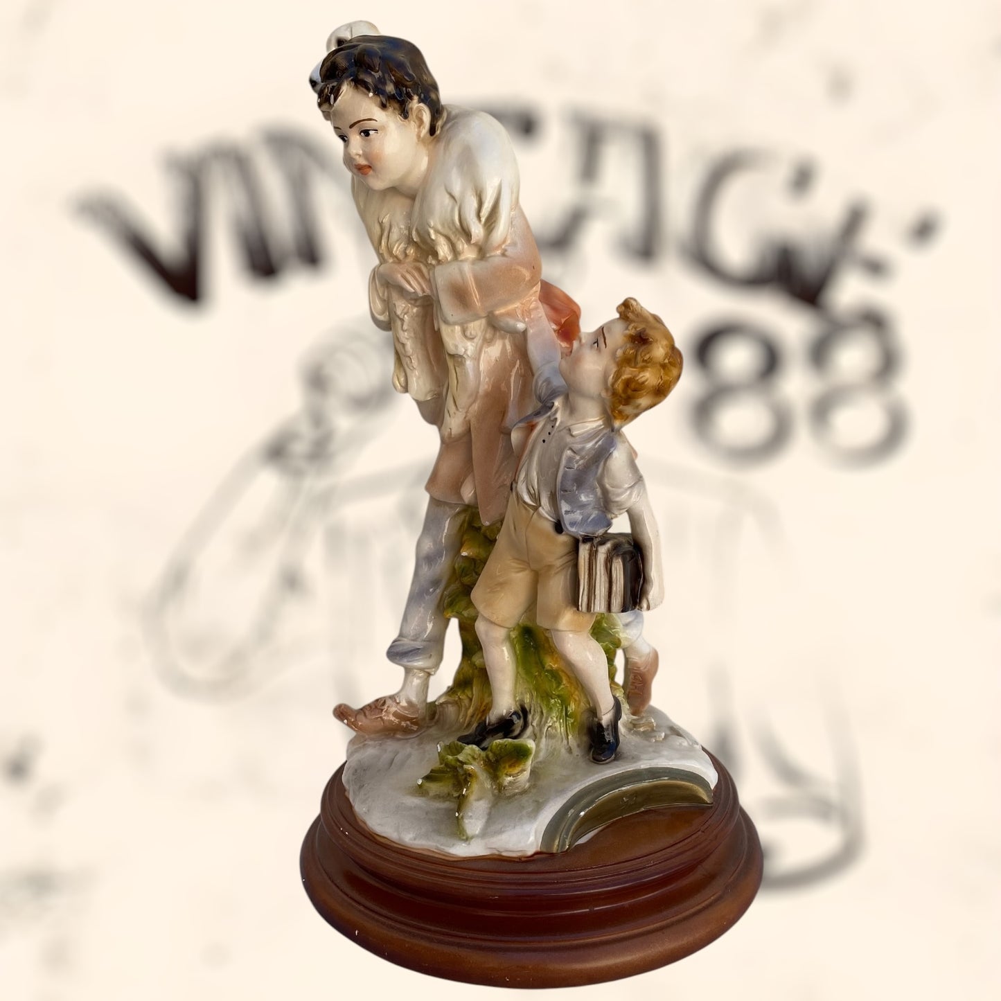 Figura Benacchio Triade de Capodimonte antigua