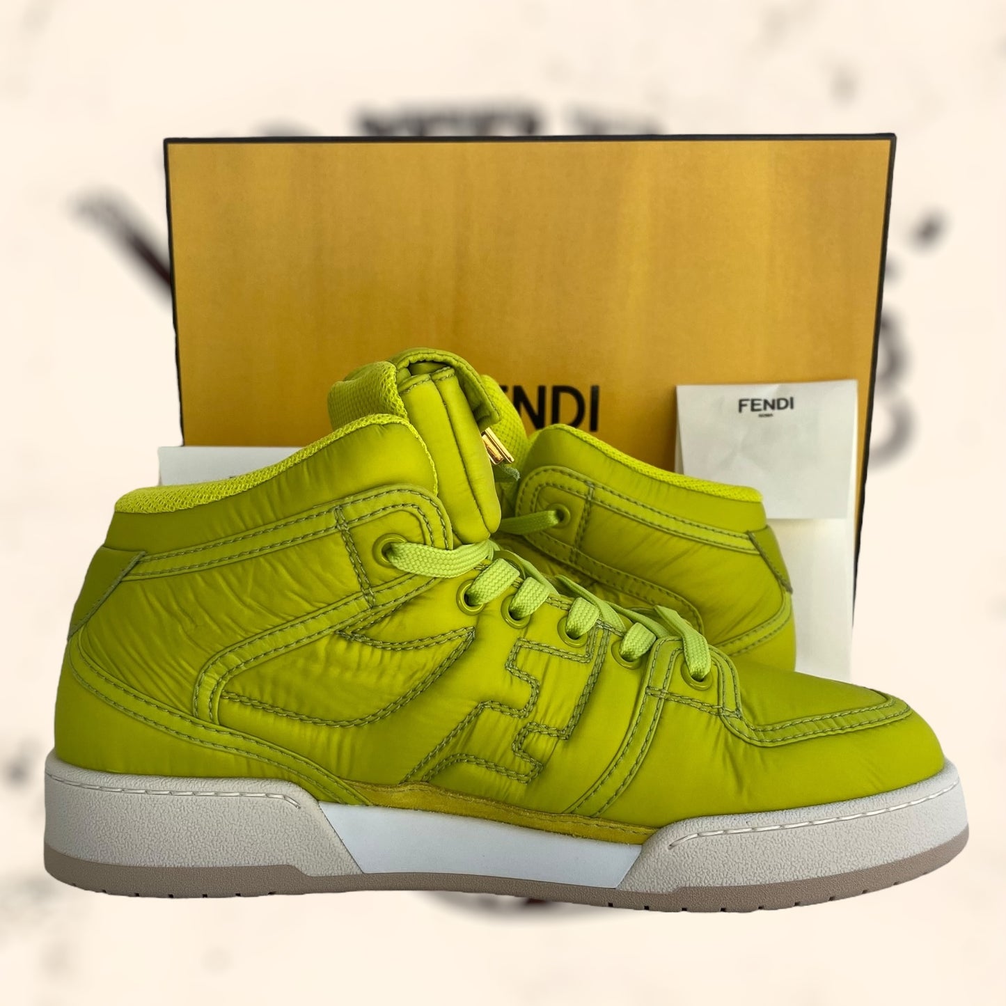 Zapatillas Fendi Nylon Math High “Nuevas”