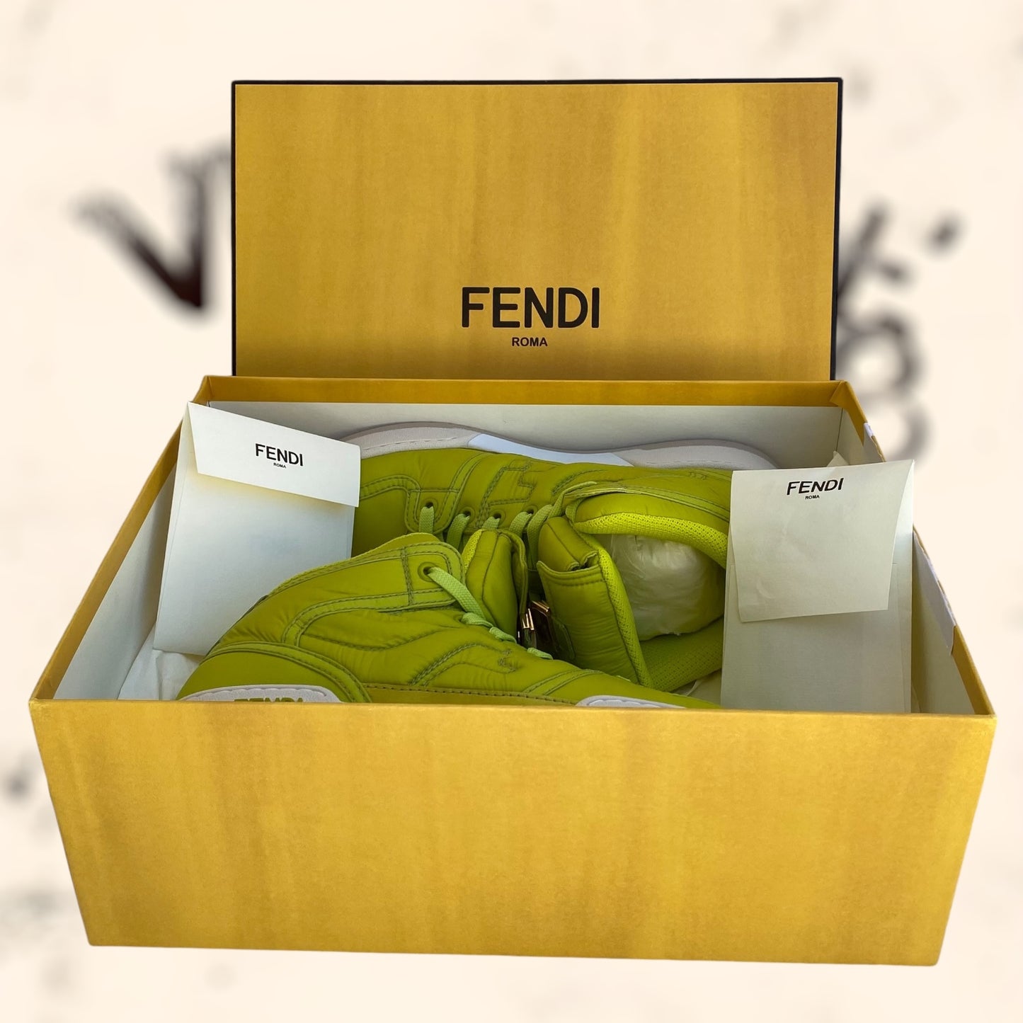 Zapatillas Fendi Nylon Math High “Nuevas”