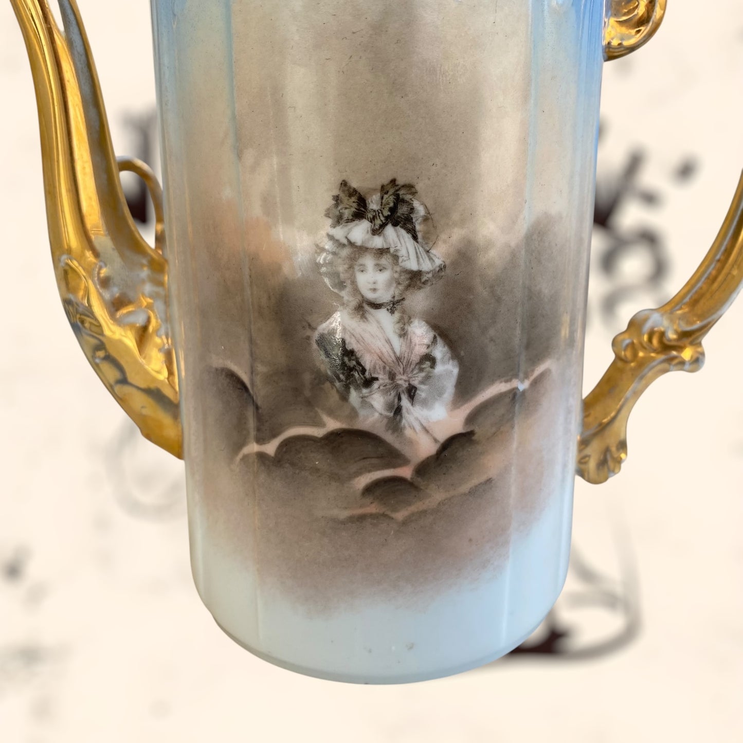Juego de Té de porcelana Limoges (Albert Pillivuyt) S. XIX