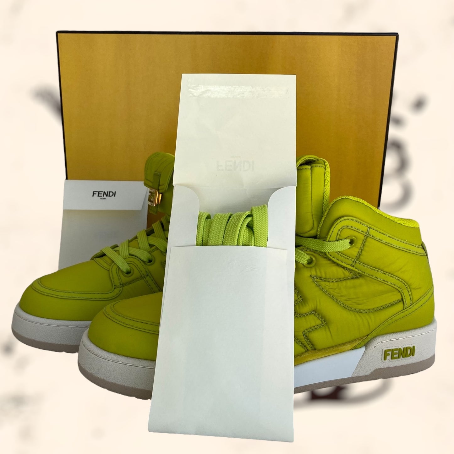 Zapatillas Fendi Nylon Math High “Nuevas”