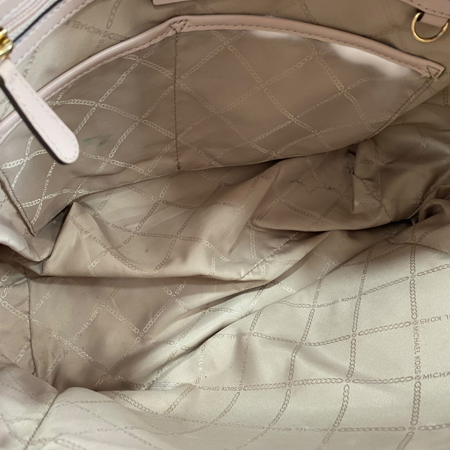 Bolso Michael Kors rosa de piel vintage