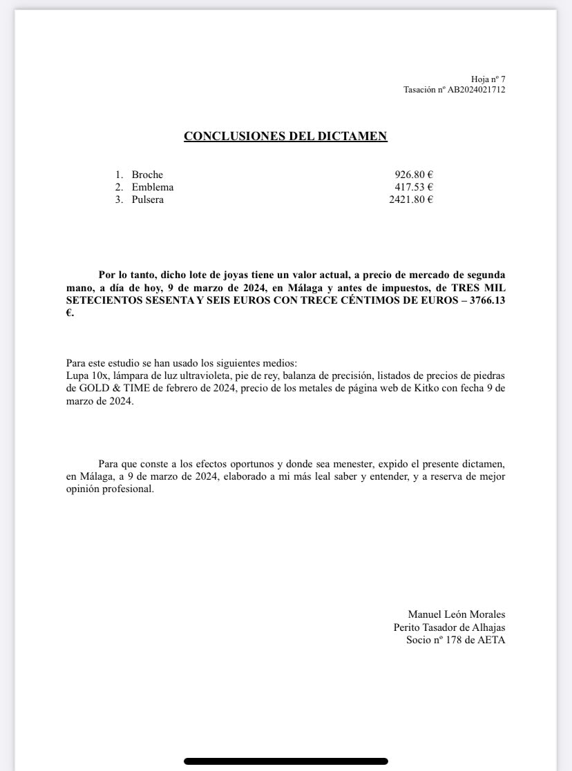 Solape del F.C Barcelona con diamantes, rubíes y Zafiros antiguo tasado en 417,53€