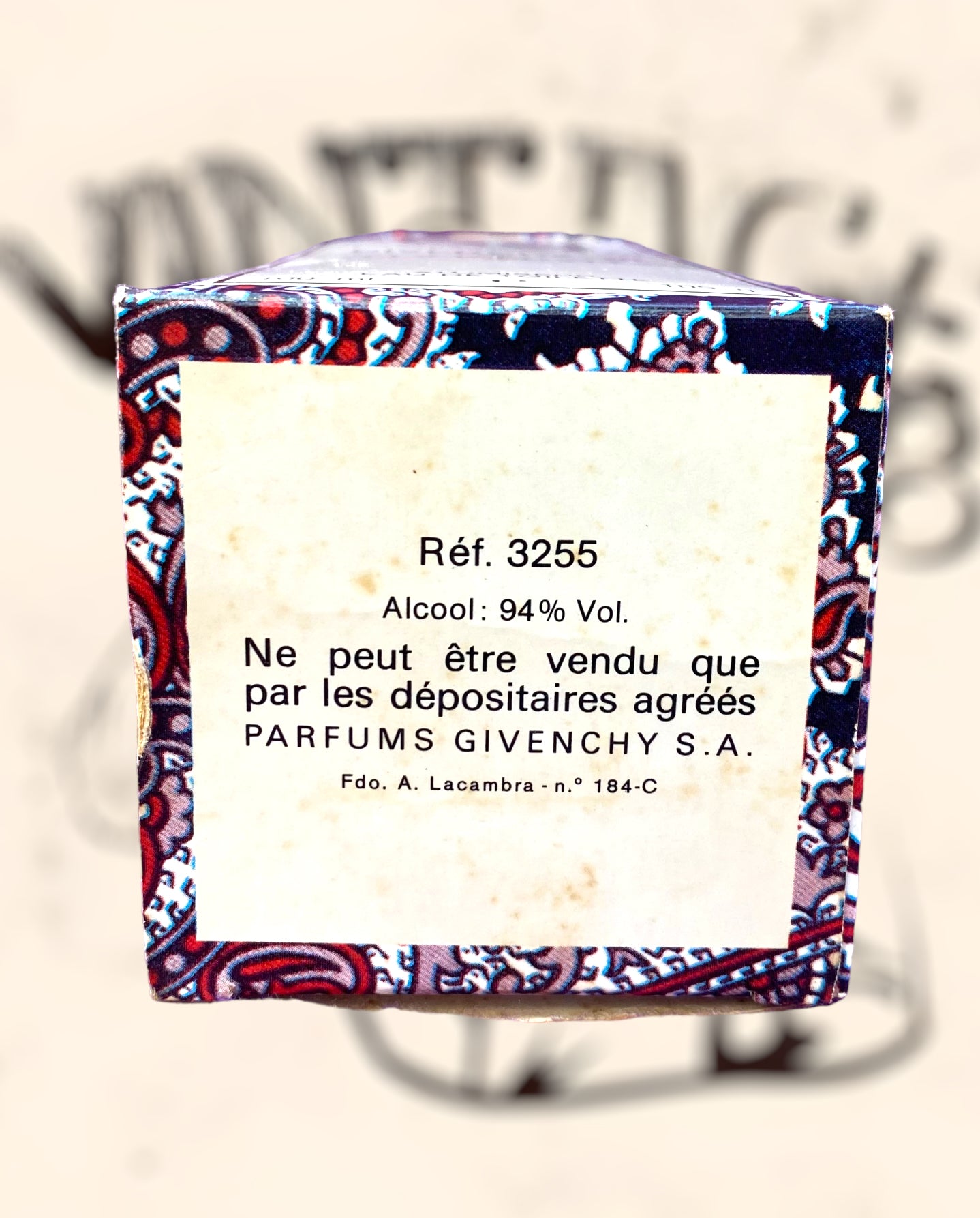 Perfume Givenchy III Paris 100ml antiguo