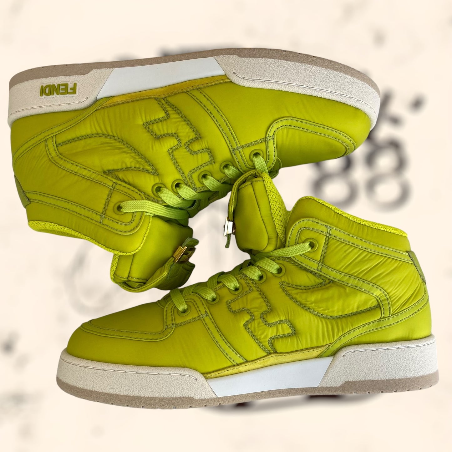Zapatillas Fendi Nylon Math High “Nuevas”
