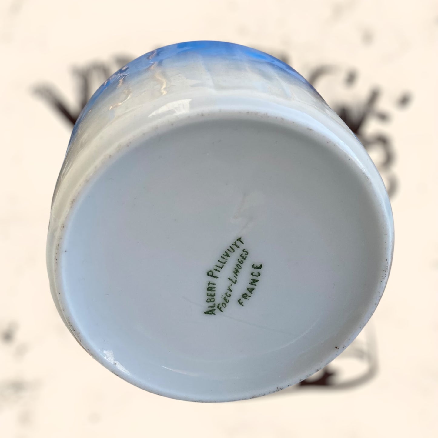 Juego de Té de porcelana Limoges (Albert Pillivuyt) S. XIX