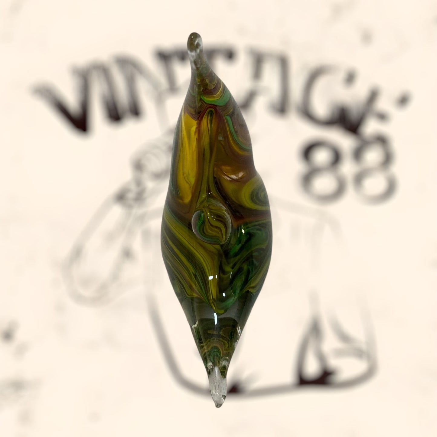 Pez de cristal Murano firmado