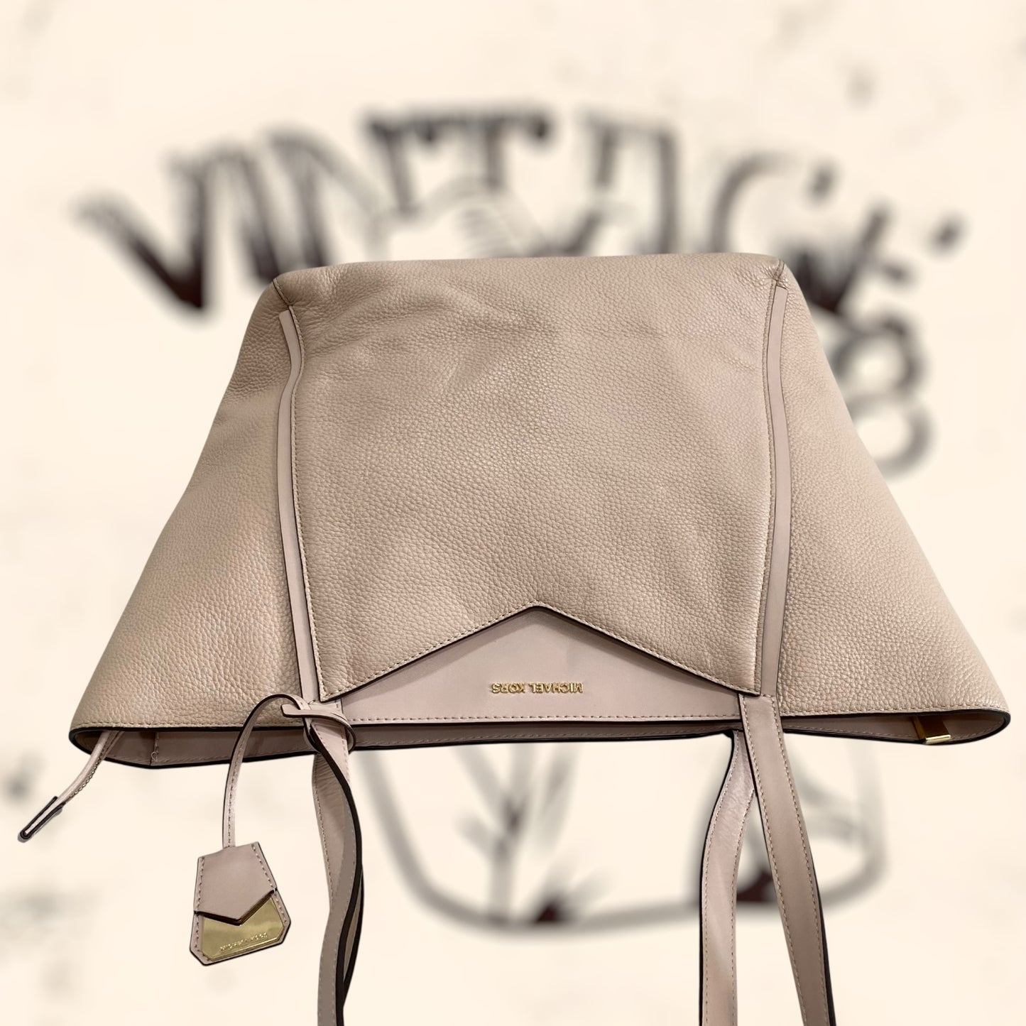 Bolso Michael Kors rosa de piel vintage