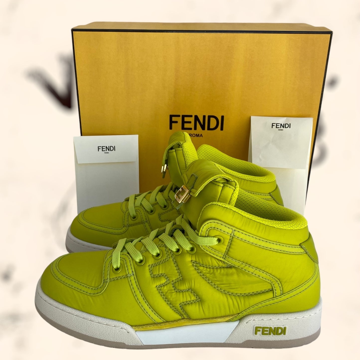 Zapatillas Fendi Nylon Math High “Nuevas”