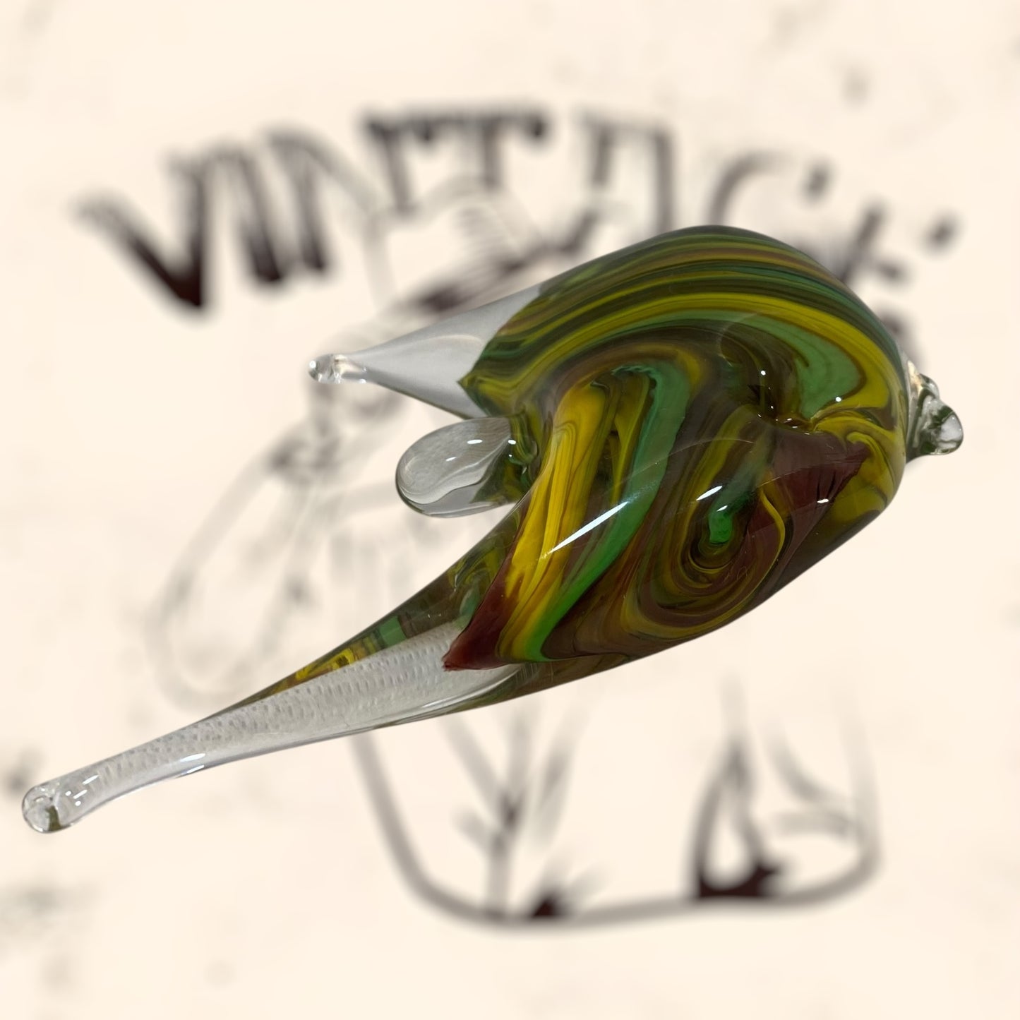 Pez de cristal Murano firmado